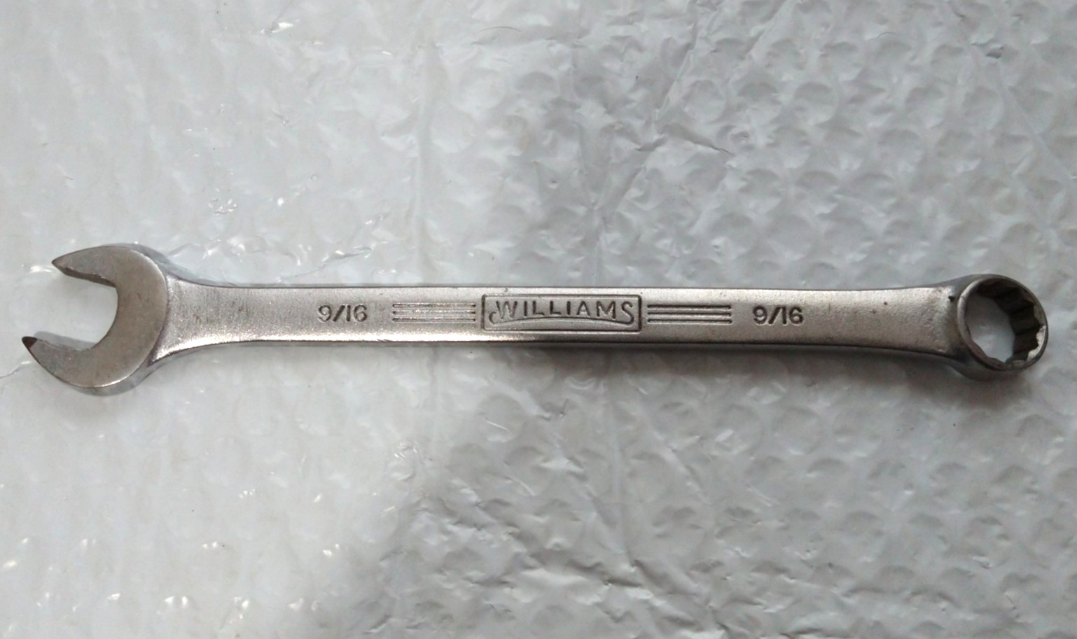 WILLIAMS TOOLS «SUPERRENCH» 1163, 9/16″ COMBINATION WRENCH, 8″ LONG, 12 POINT.