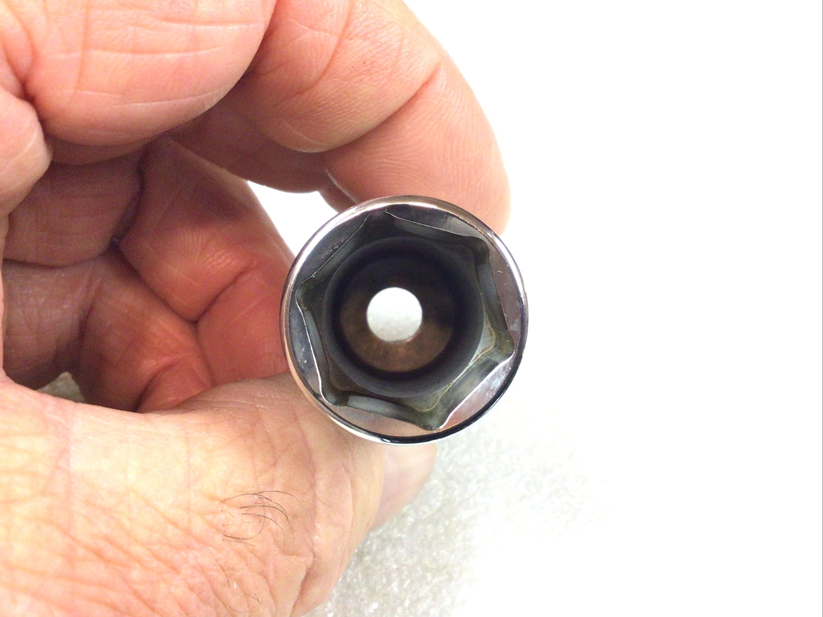 Snap On#SFS241 – 3/4”, SAE, 3/8″ Dr., 6 Pt., Chrome, Deep Socket-USA-NOS-