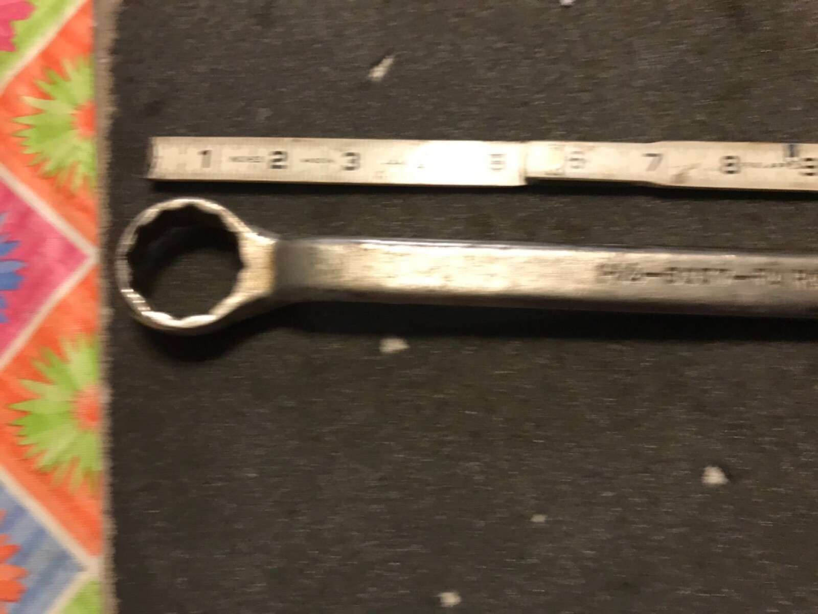 Vintage Fairmount Tools 12 Point Double Box End Wrench 1-1/16 x 1-1/4” No. 8037