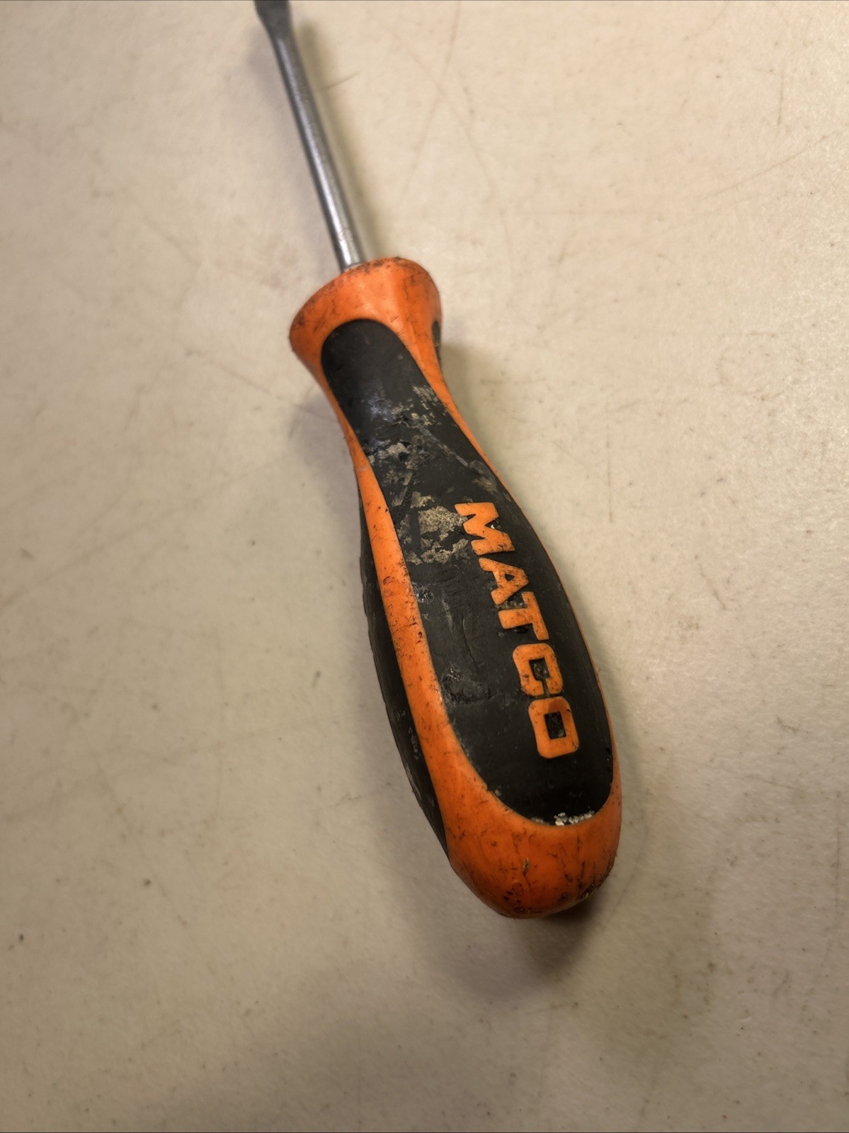 Matco Tools – Flat Tip Screwdriver, Orange/Black Handle Screwdriver