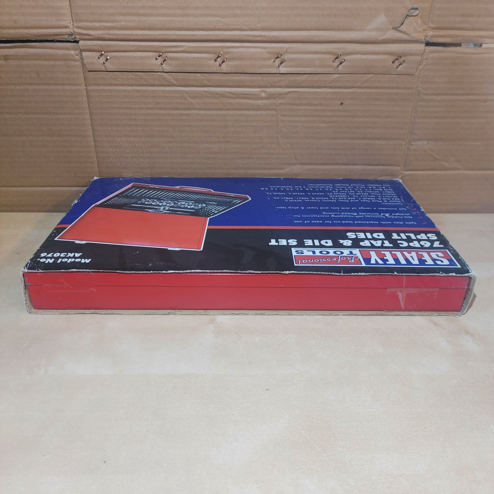 Sealey AK3076 76 Piece Tap & Die Set – Metric Fine & Coarse Metal Case