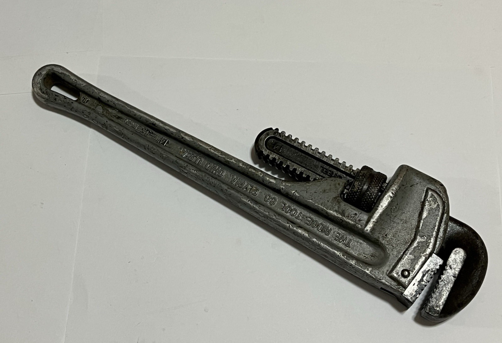 RIDGID 814 Ridge Tool Co 14″ Aluminum Heavy Duty Straight Pipe Wrench 350mm USA