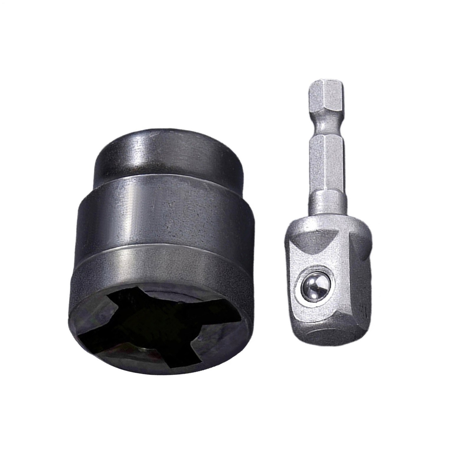 Scissor Jack Drill Adapter, Socket Converter for Power Driver, High Carbon Steel