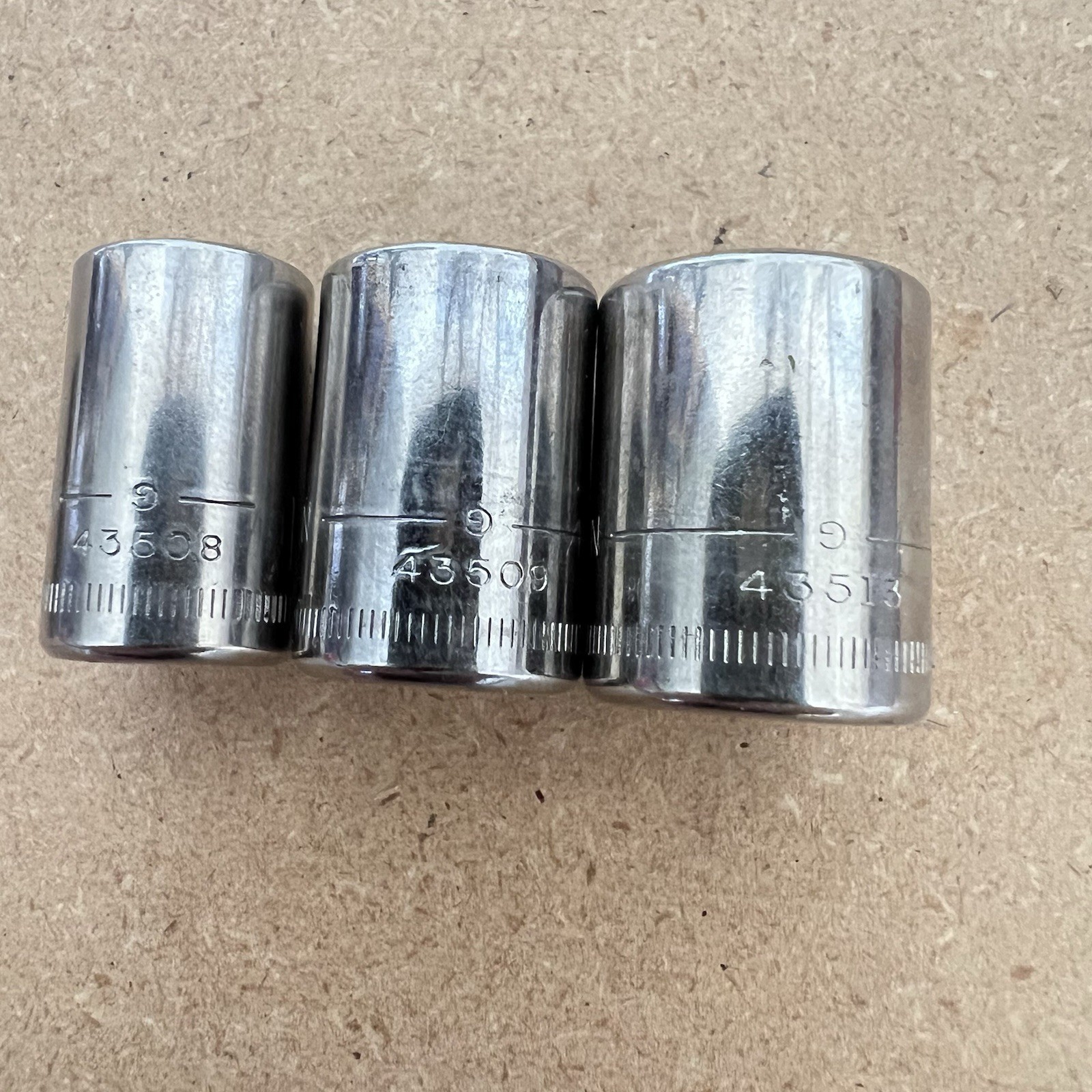 Craftsman 1/4″ Drive Metric Sockets 4mm-7mm & 10mm-12mm 6 Pt 7 Pc G USA NICE!