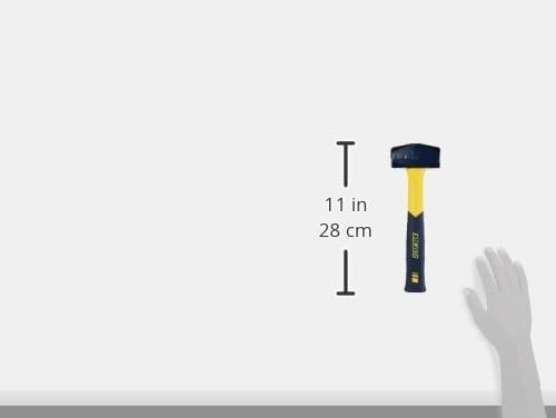 ESTWING Sure Strike Drilling/Crack Hammer – 2 lbs (Pounds), Blue/Yellow