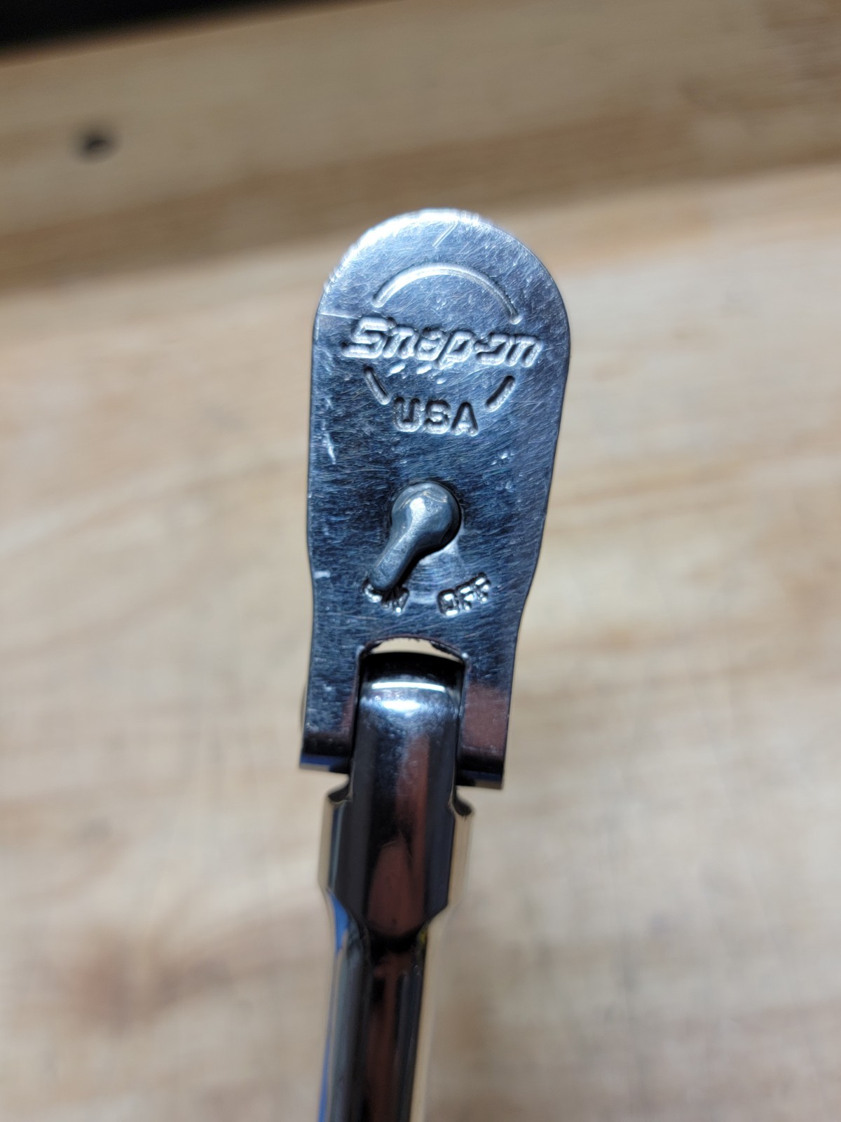 Snap-On Tools USA FLLF80 3/8″ Drive 18” Extra Long Handle Flex Head Ratchet USA