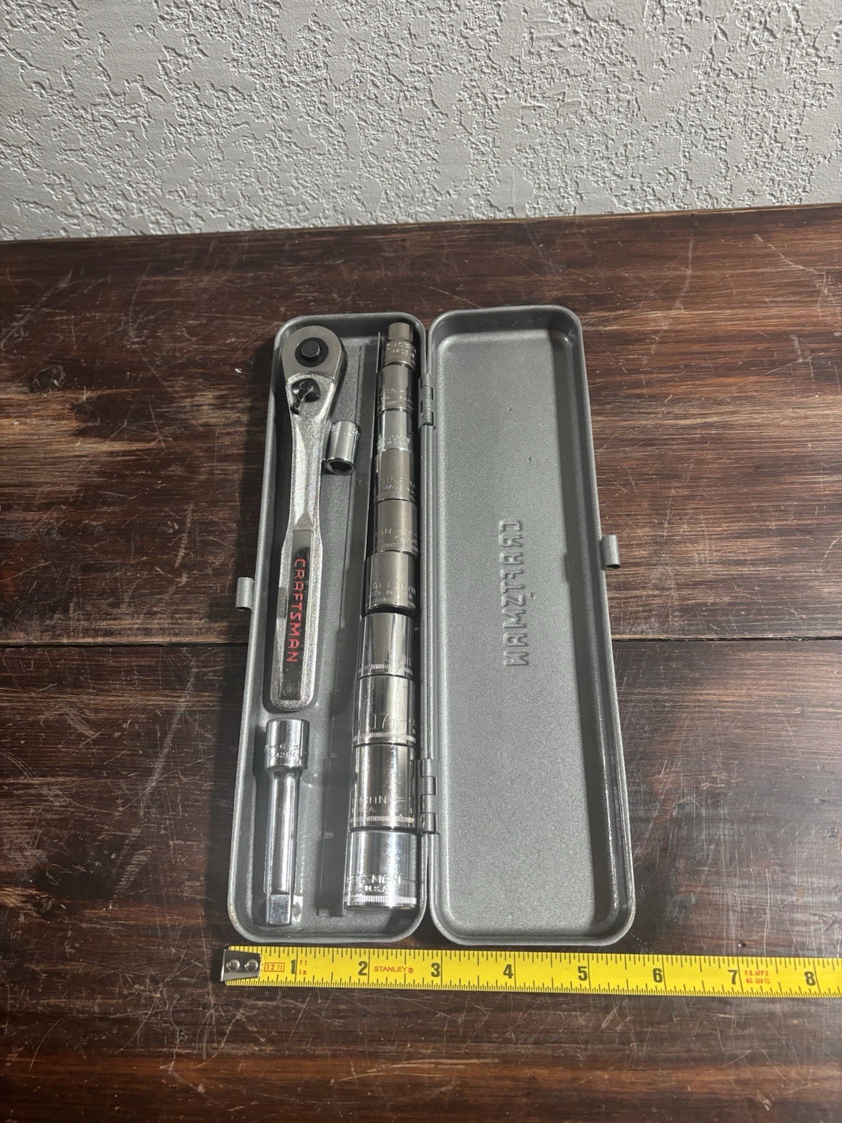 vintage craftsman metric socket set. 19mm Thru 9mm No Skips. USA.