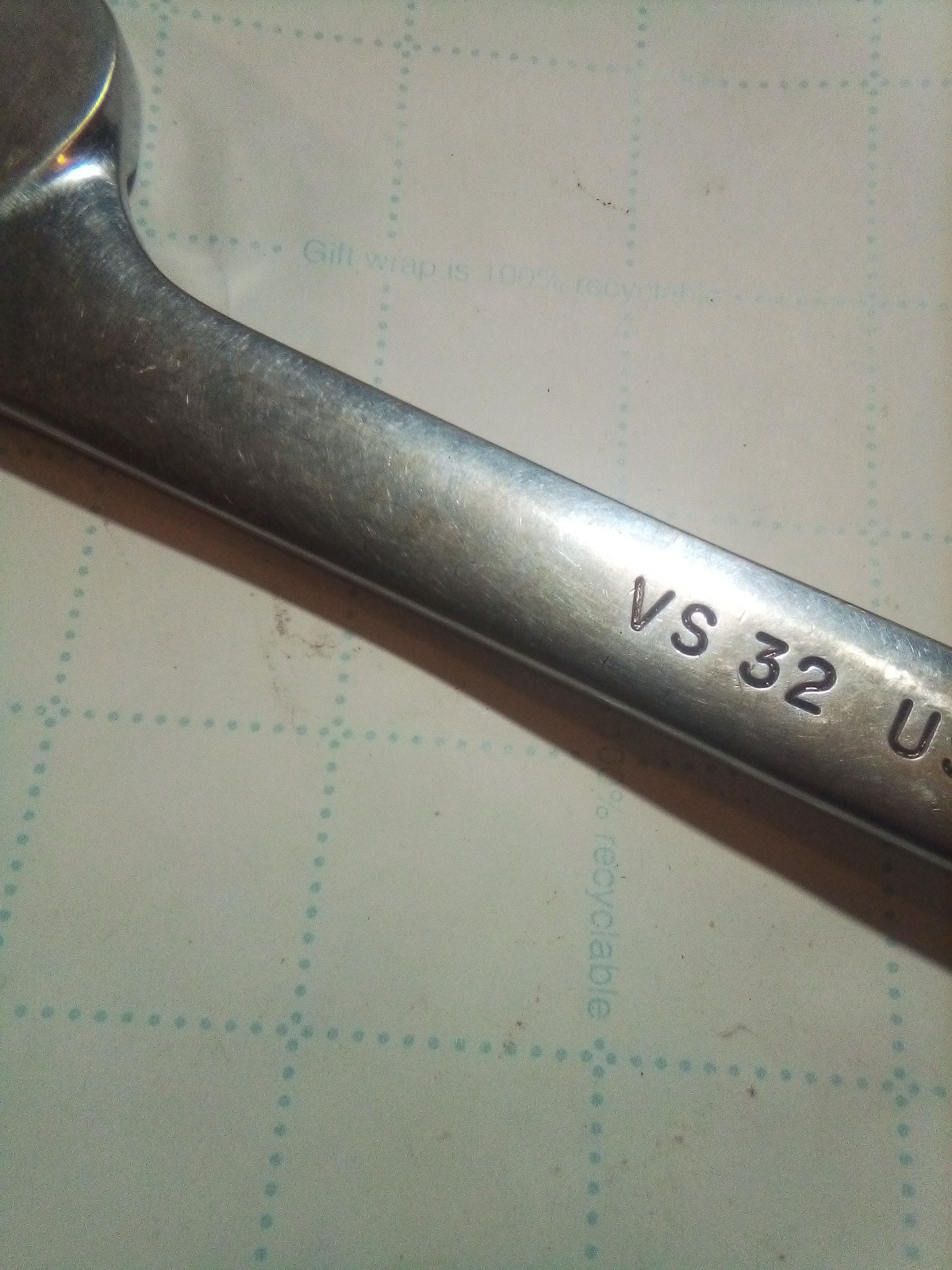 Snap On Tools VS32 1 Inch 4-way Angle Wrench Lot 1055