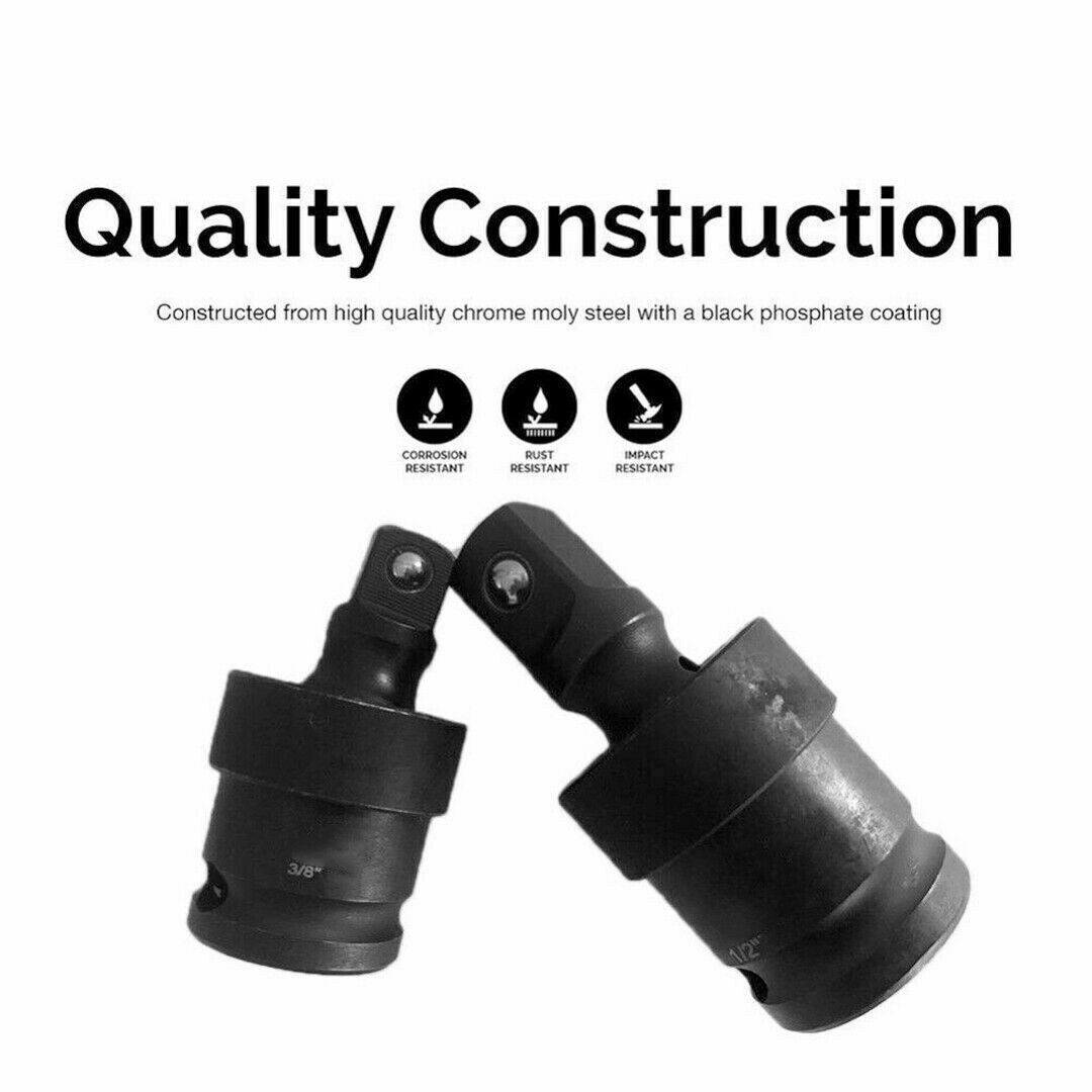 Universal Impact Socket JOINT 3/8″ 1/2″ 1/4″Drive Wobble Swivel Extension US