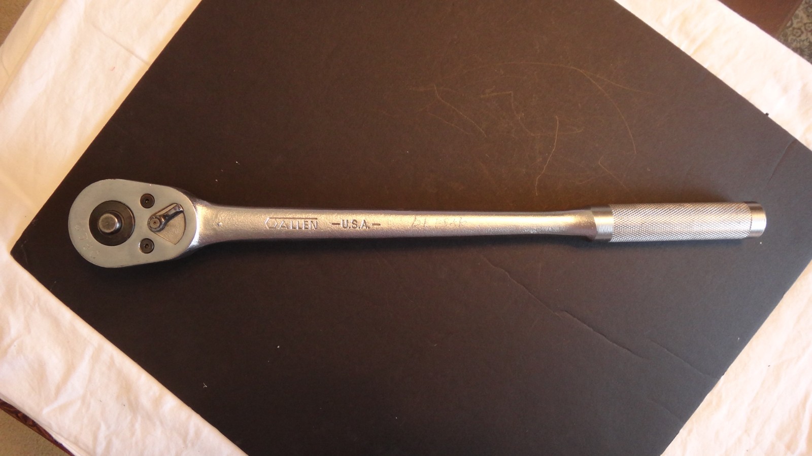 ALLEN 13900 3/4″ DRIVE CHROME PLATED HD QUICK RELEASE RATCHET 20″ LONG