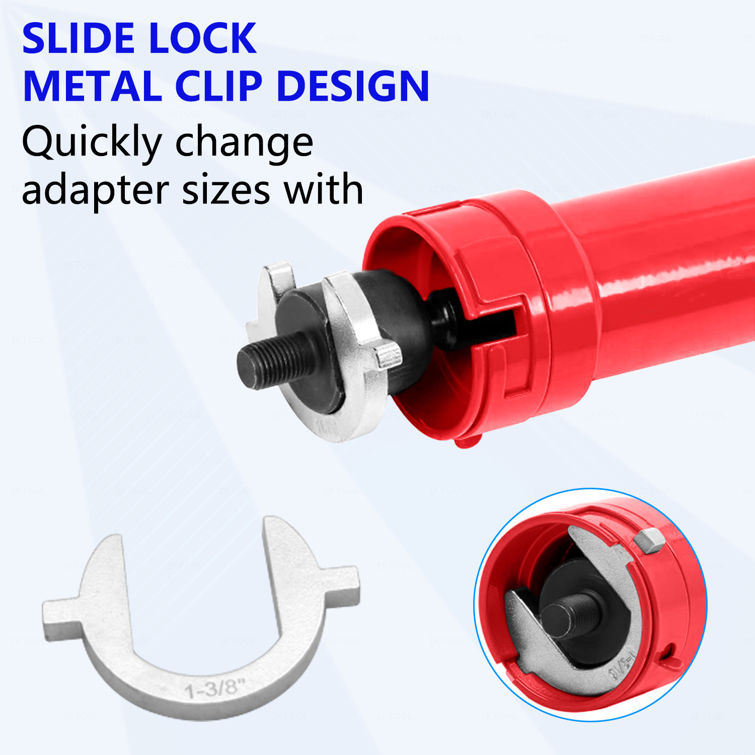 Master Inner Tie Rod Tool Set with 12 Crowfoot Adapters 1/2 Inch Drive Tube