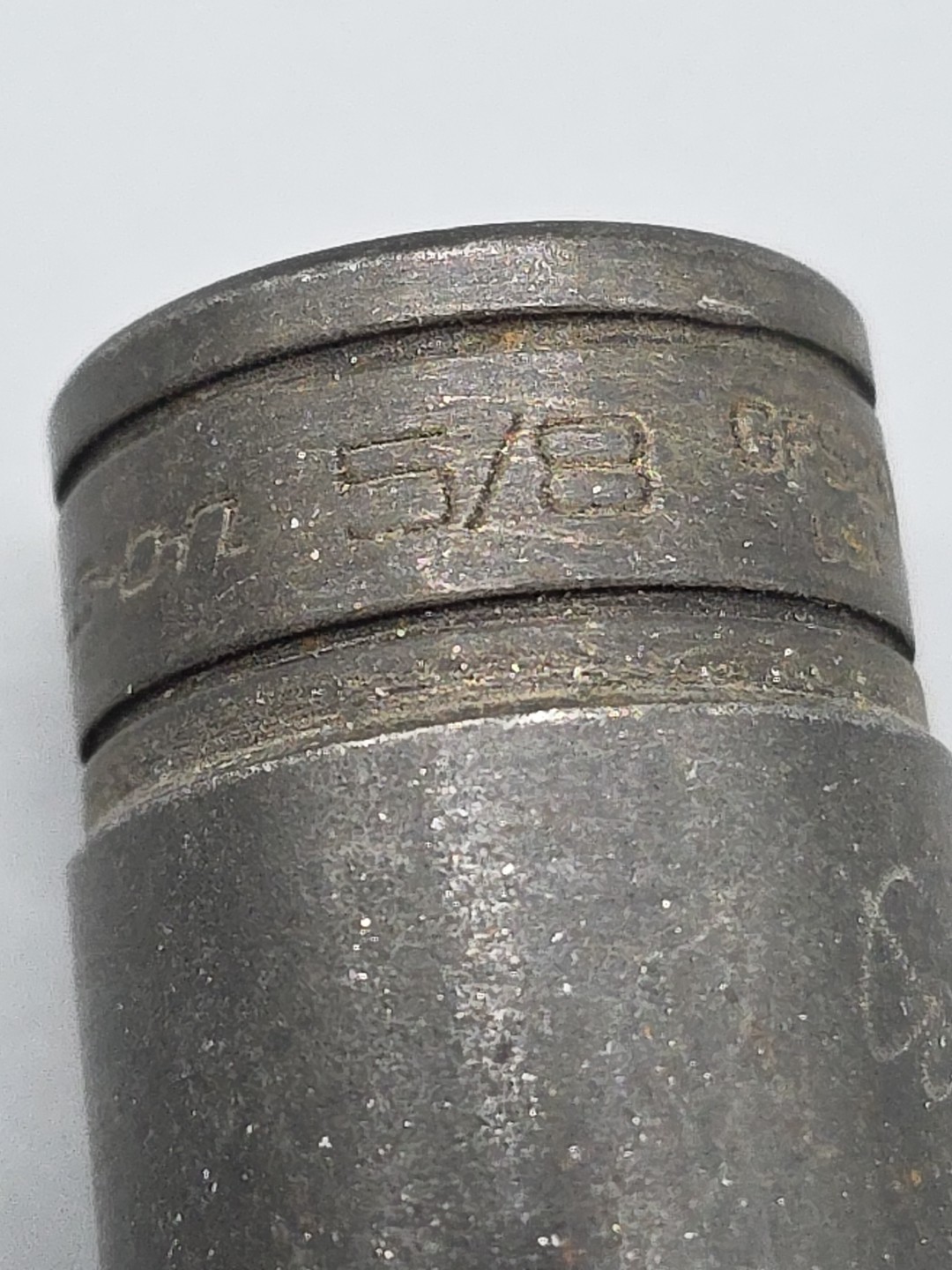 Snap On Tools GFS201 3/8 Dr 12Pt SAE 5/8 Flank Dr Shallow Industrial Socket USA