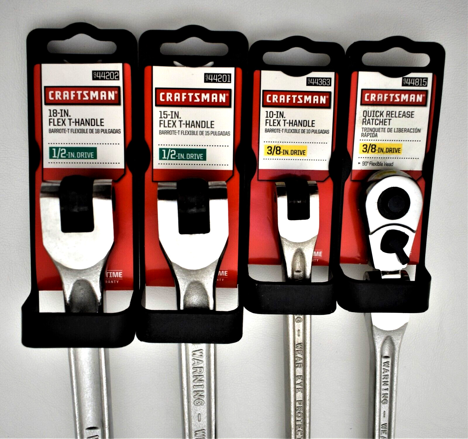 CRAFTSMAN 10-15-18 FLEX HANDLE 3/8-1/2 Dr BREAKER 44202 44201 4363 44815 Ratchet