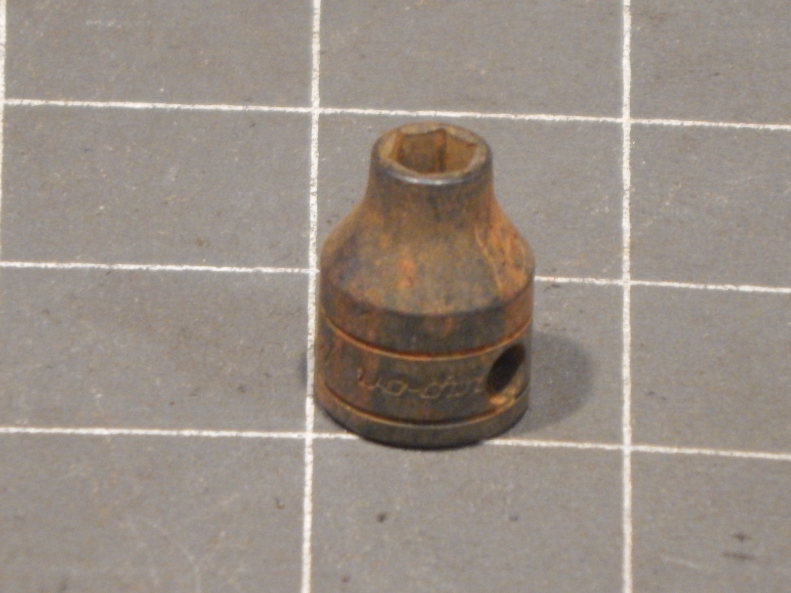 Snap On Tools Industrial 3/8″ Drive Shallow Socket 1/4″ GFS081 6Pt 6 Point Dr