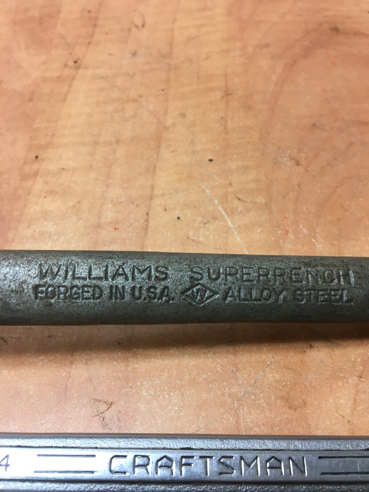 Vintage Craftsman USA Double Box End SAE =V= & Williams Superrench 9/16 to 1″
