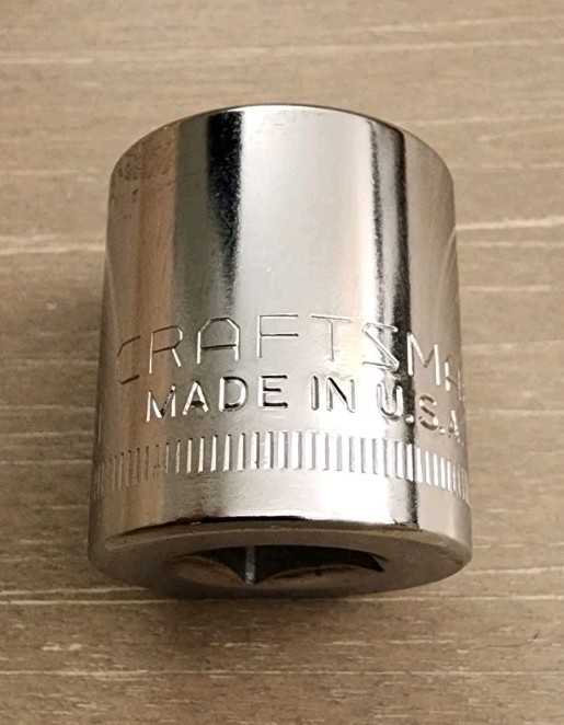 Craftsman USA 17mm Socket 12 Point, 3/8 Drive, V 44307