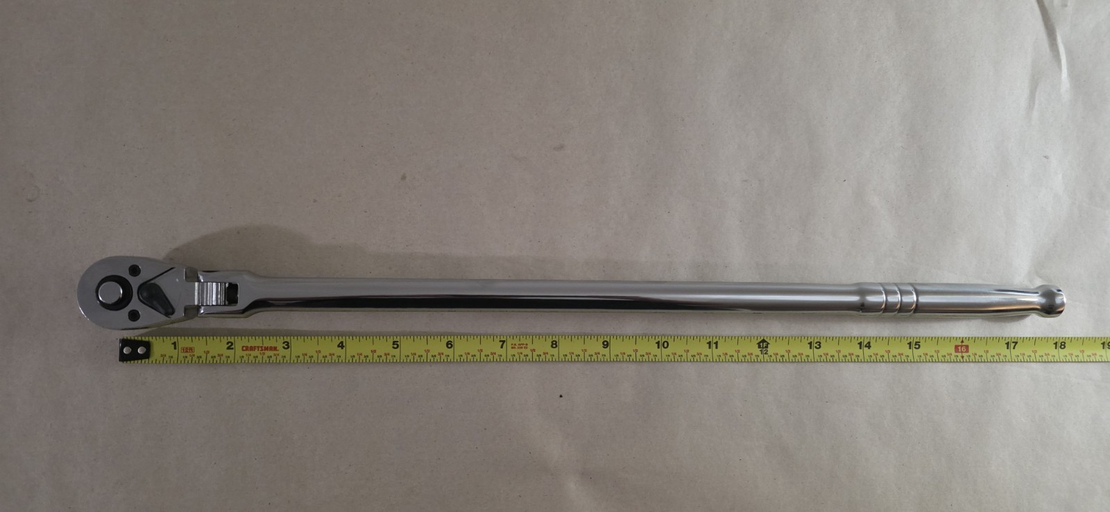 3/8 Quick Release Flex Head Ratchet 18 Inches Long Brand New