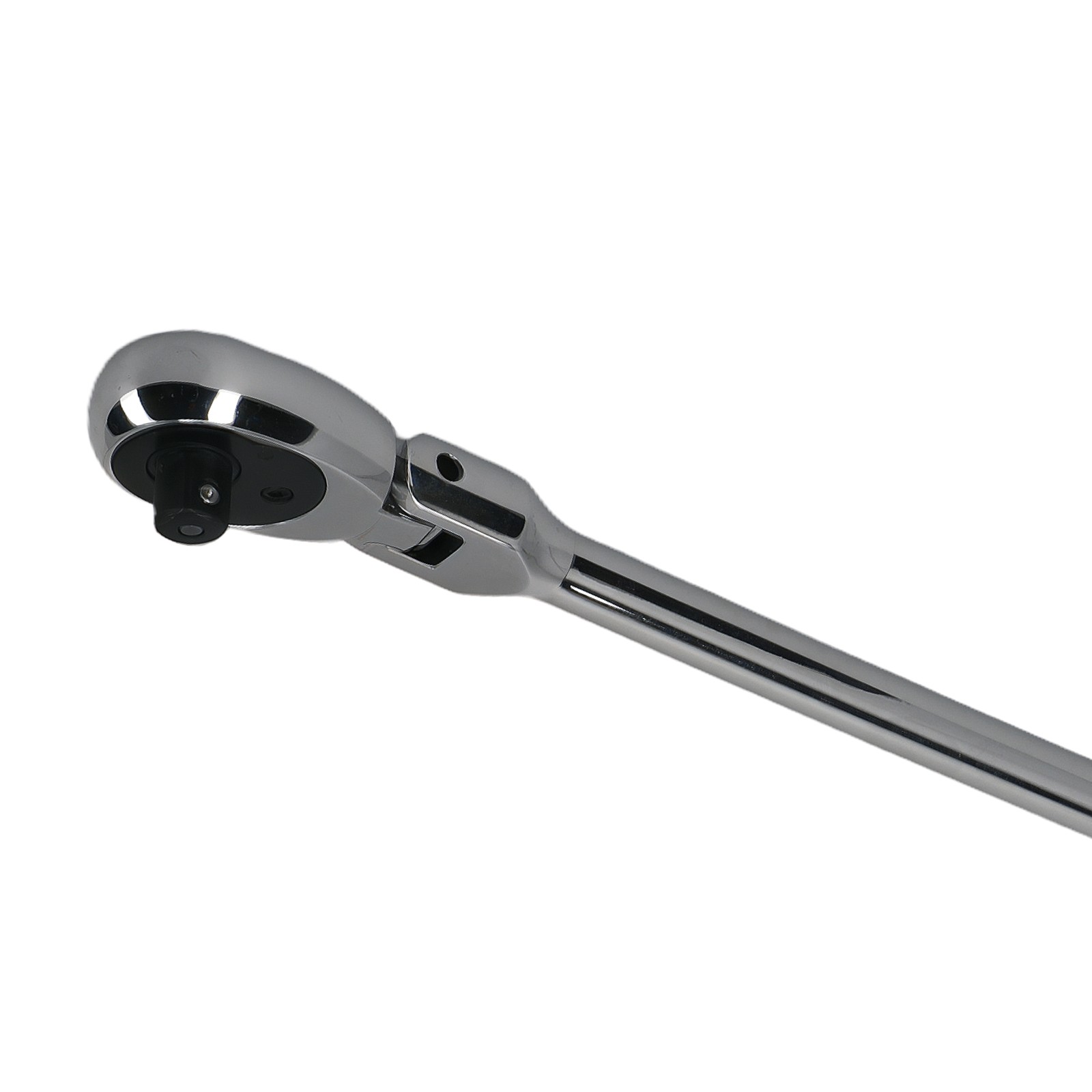 3/8in Drive 18in Long Flex Head Ratchet 40CR 72-Tooth Quick-Release Handle