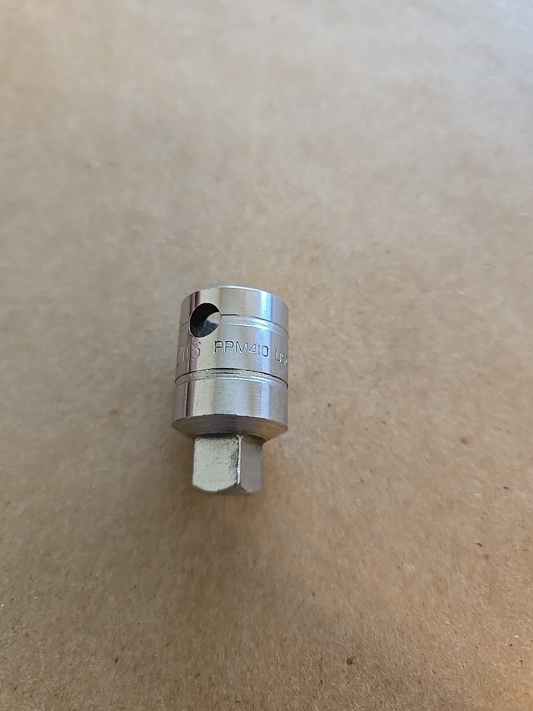 Snap On 3/8″ Drive 5/16″ SAE Chrome External Pipe Plug Socket PPM410