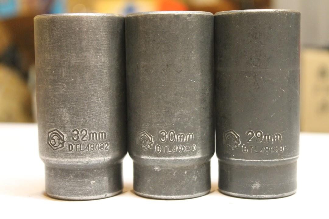 Lot of 6 MATCO Tools DTL4903* 1/2″ Drive 6 Pt. Deep Sockets Metric ^