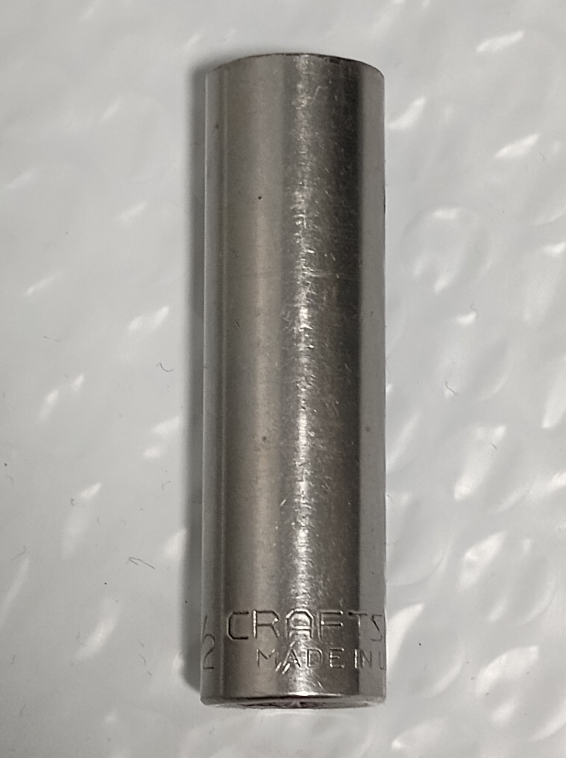 CRAFTSMAN TOOLS USA VV43312, 3/8″ DRIVE, 1/2″ SOCKET, 2.5″ DEEP/HIGH, 12 POINT.