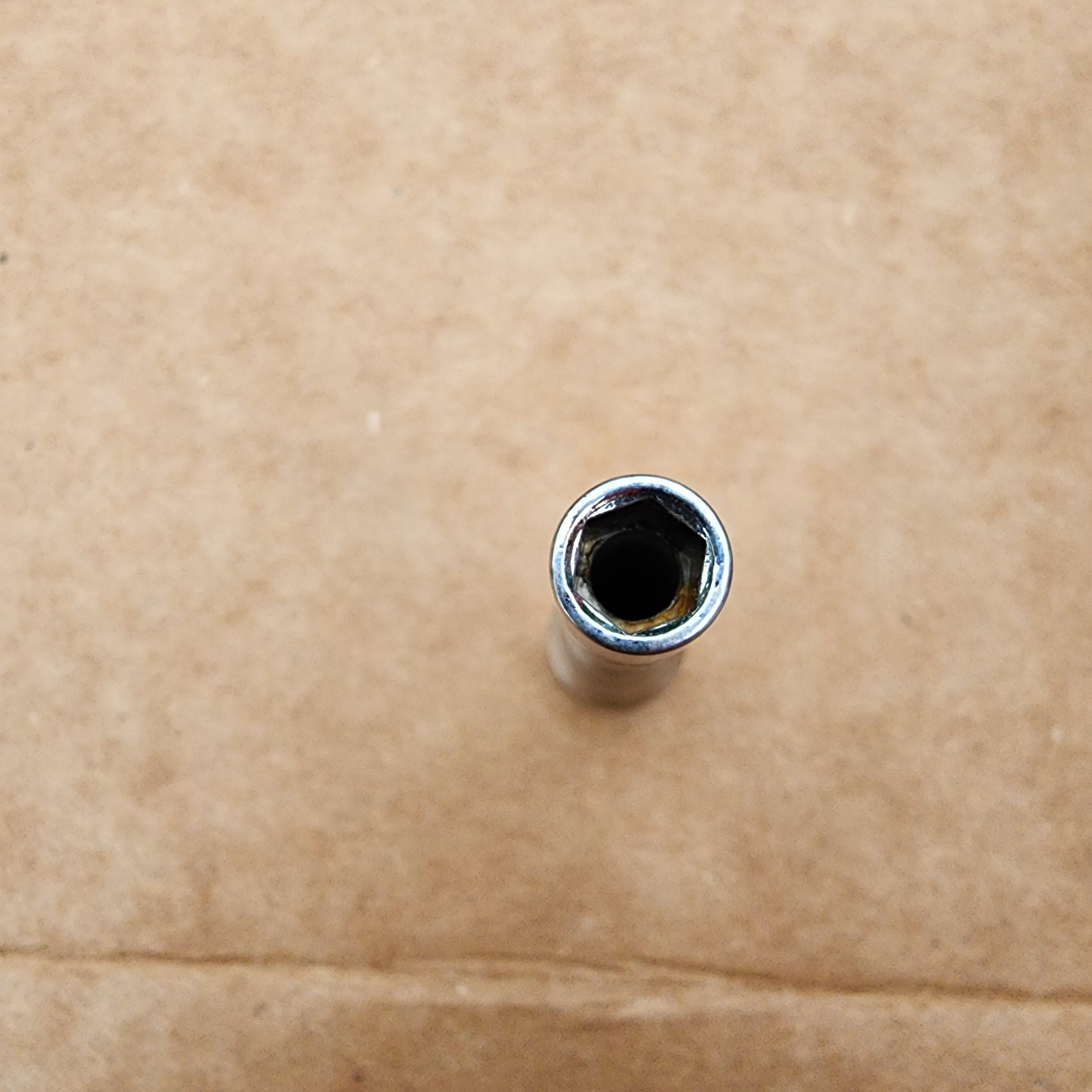 Snap-on 3/16″ 1/4″ Drive 6 Point Deep Chrome Socket STM6 3/16in.