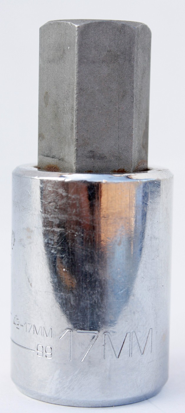 WRIGHT TOOLS 42-17MM 1/2″ Drive Metric 17MM Hex Bit Socket