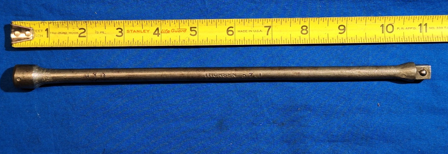 Vintage Thorsen 57J 11″ long 3/8″ drive extension Impact?