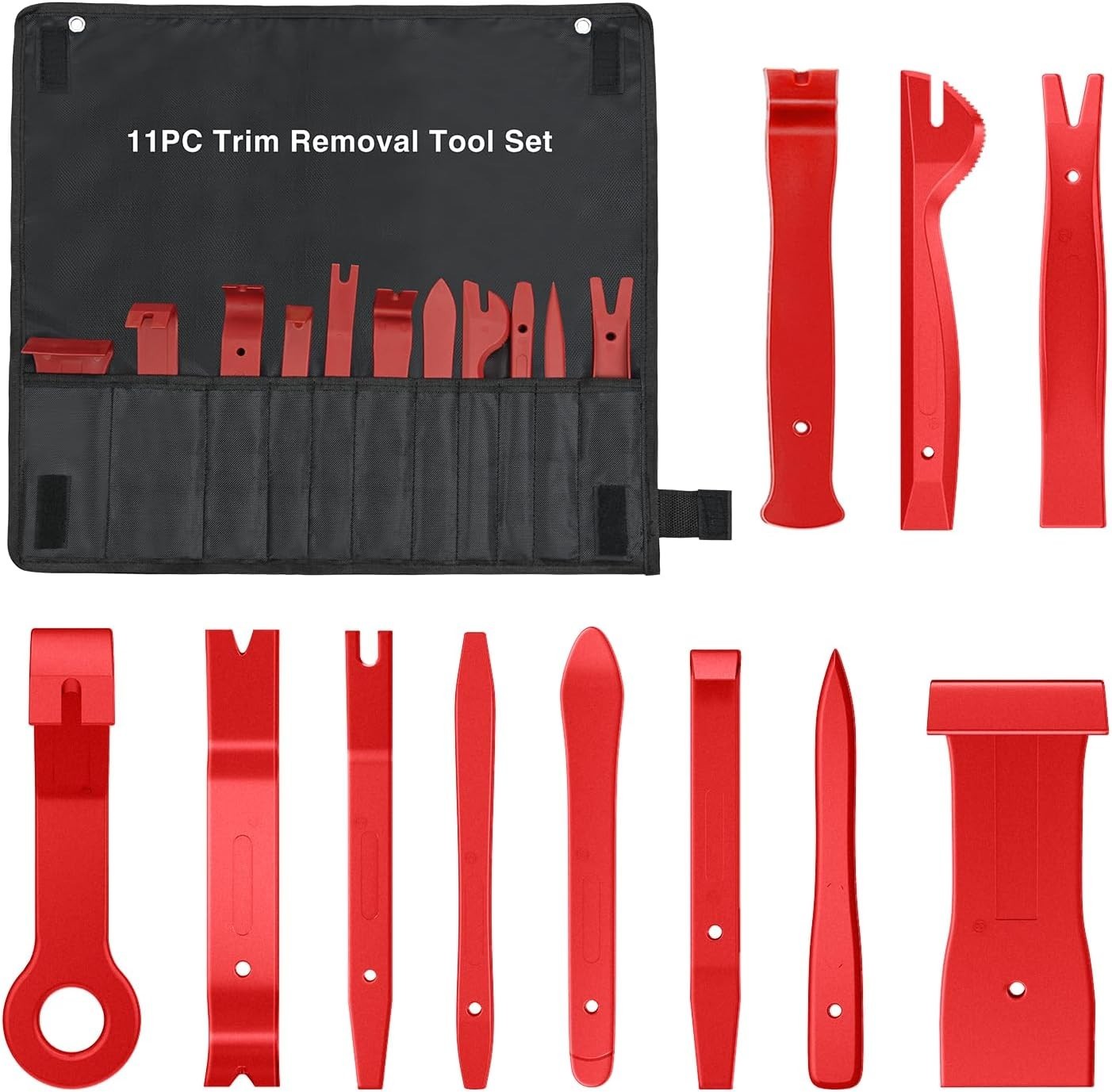 Ergonomic 11PCS Auto Trim Removal Tool Kit – Durable Nylon Fastener Tools