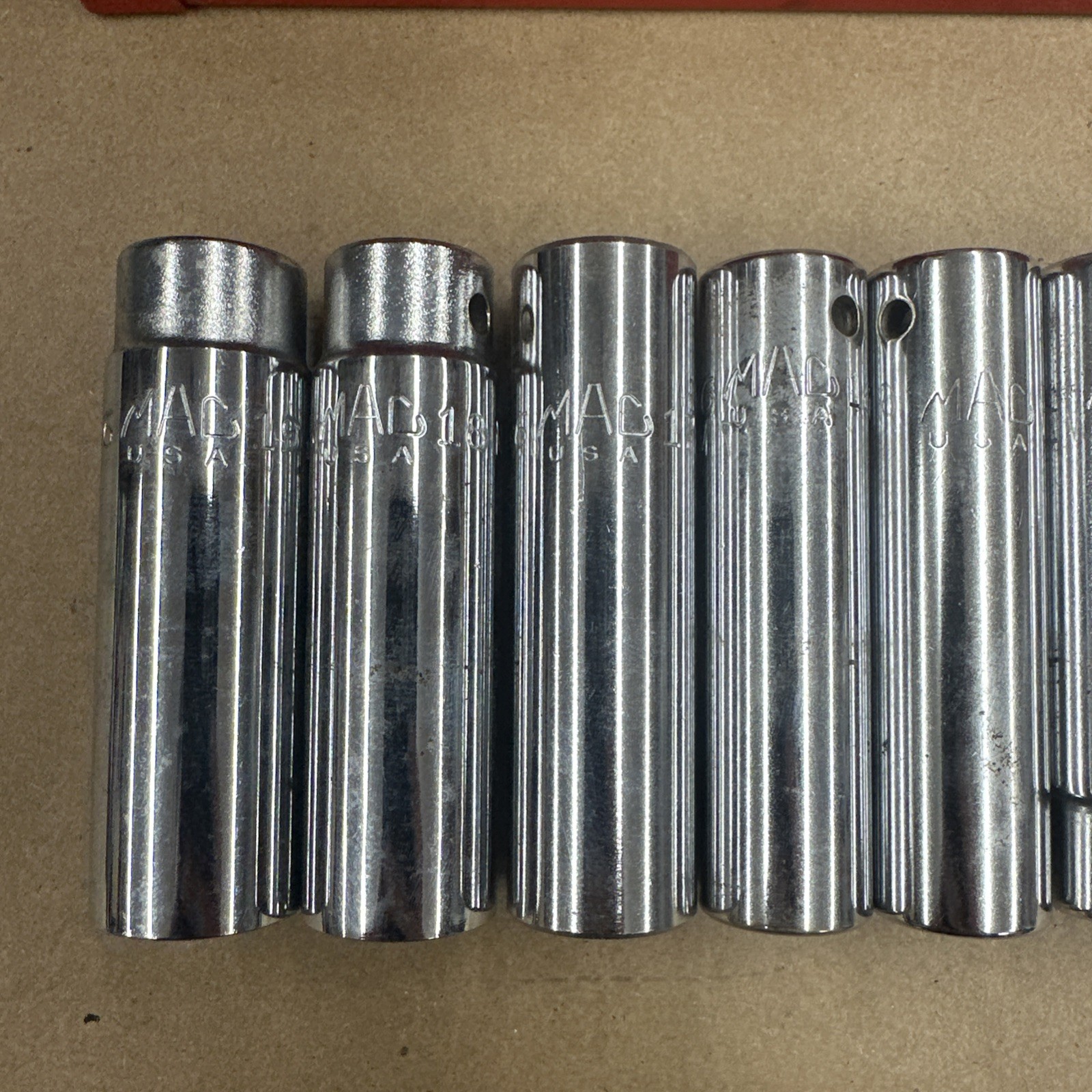 Mac Tools 10-PC. 1/2” Drive Metric Deep Socket Set – 6-PT. 10-19mm USA Made