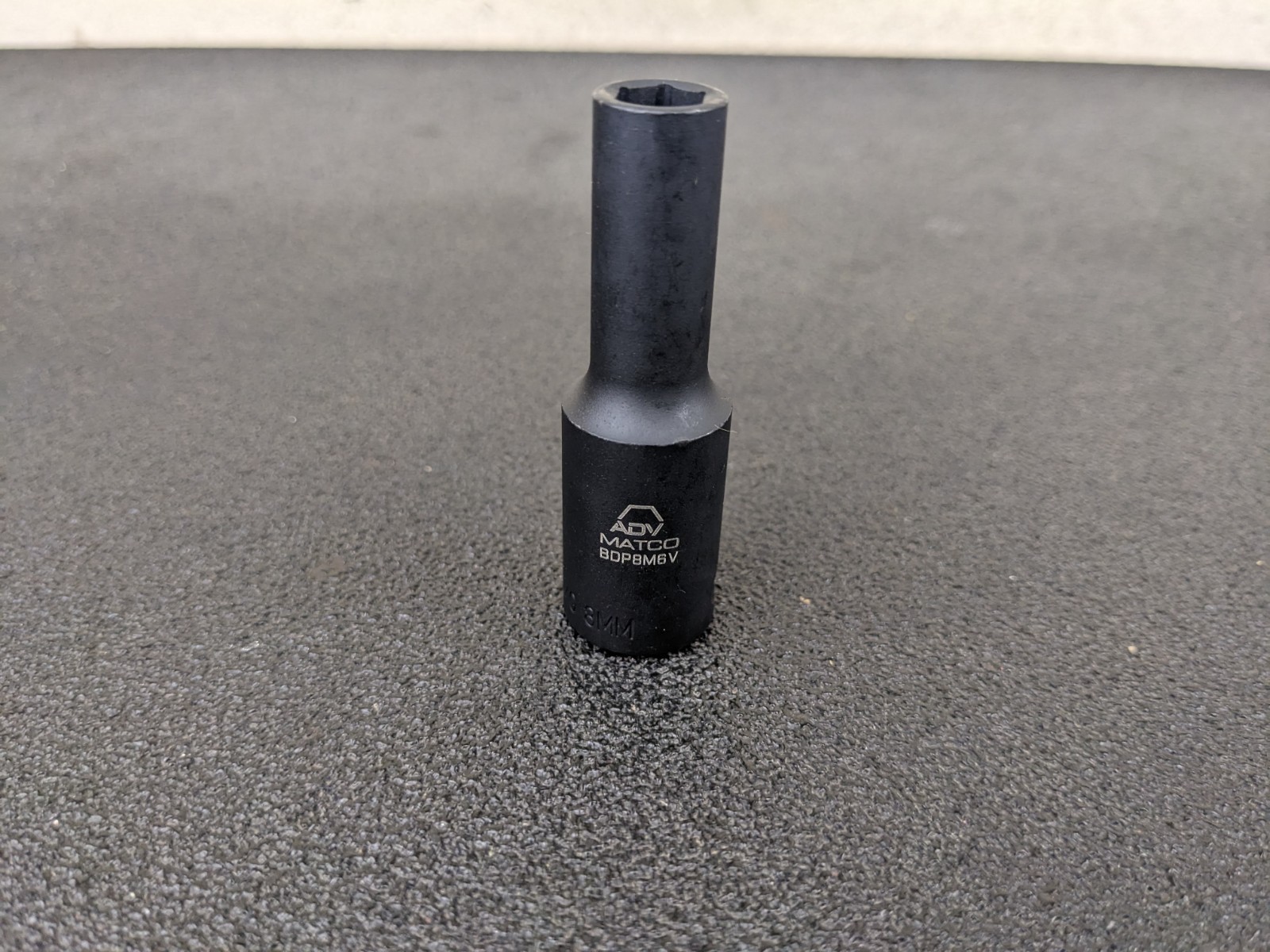 #bp193 Matco Tools ADV NEW BDP8M6V 3/8″ Drive 8mm Deep 6 Point Impact Socket