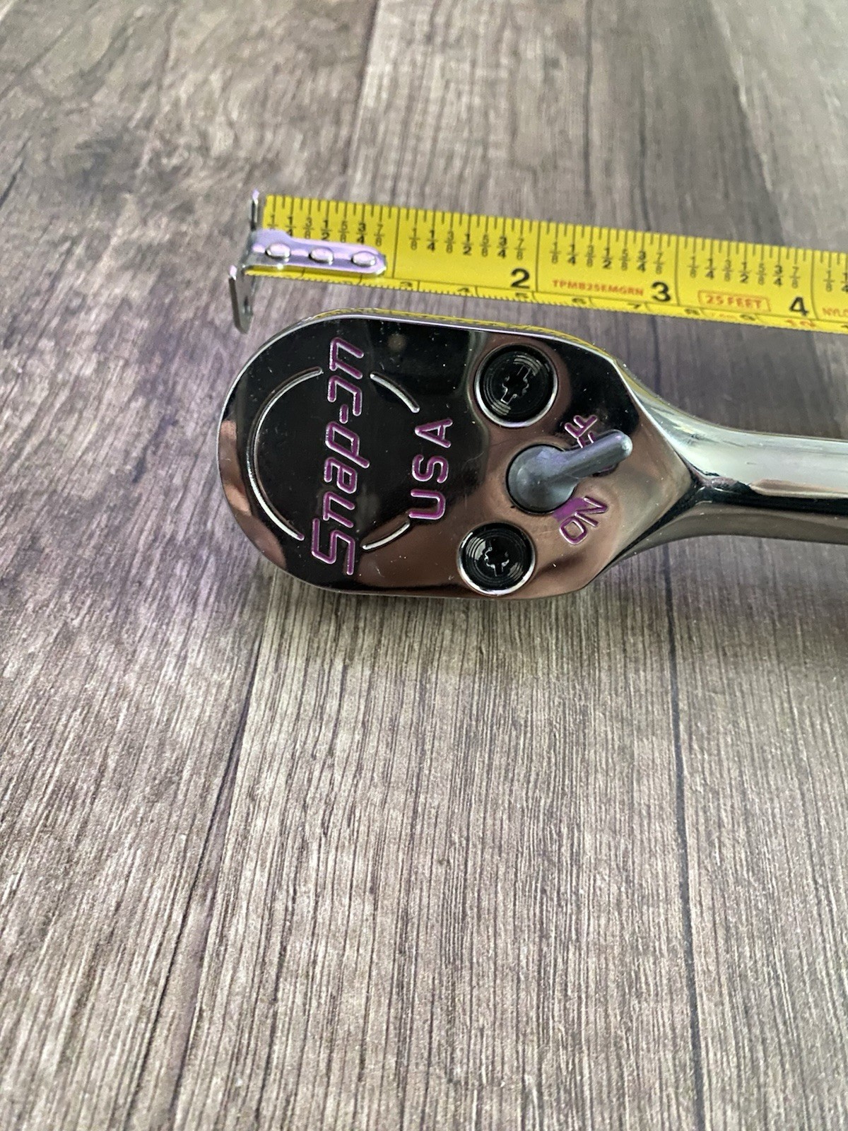 Snap On 1/2″ DriveDual 80Technology Soft Grip LongHandle Ratchet RedSHL80A 17”