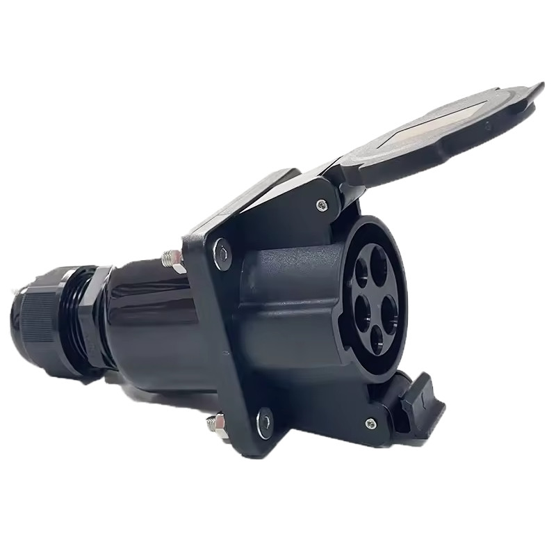 Level 1 and 2 SAE J1772 EV Socket-Inlet, Type 1 Receptacle, 32Amp, 110V-240V