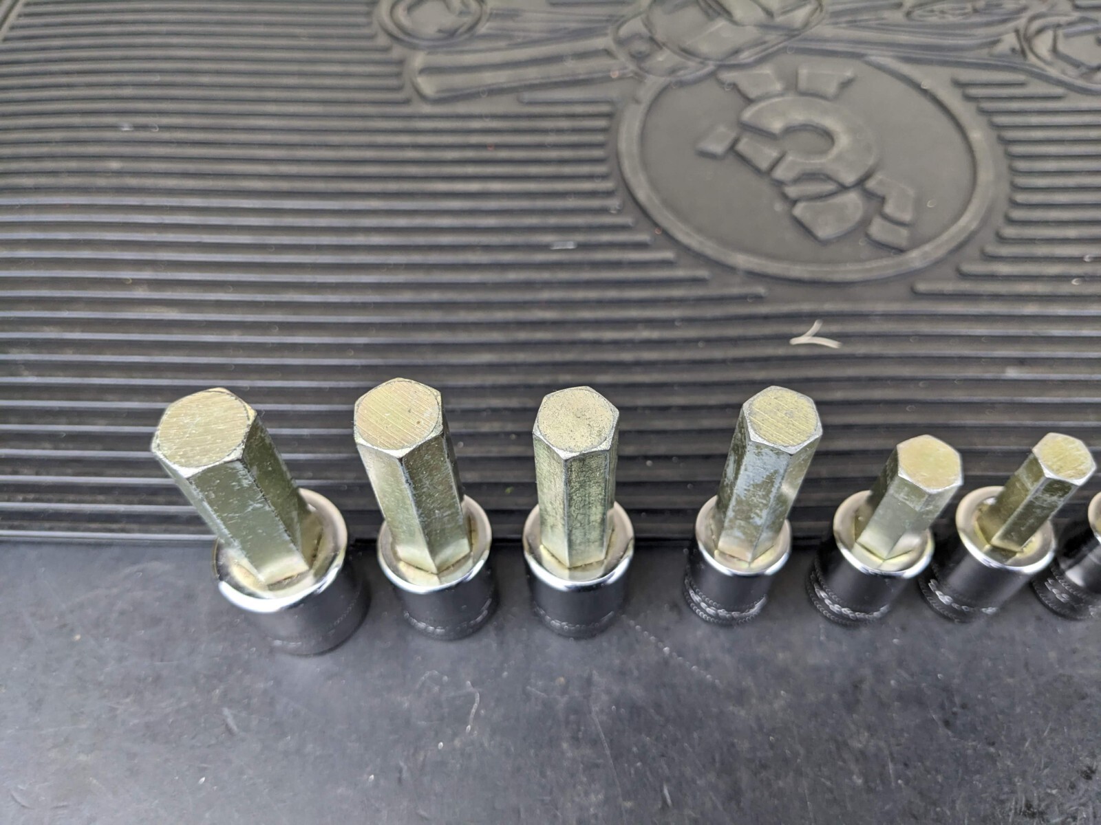 #be219 Snap-On 11pc Metric Hex Allen Socket Set 3/8″ Drive 4mm to 14mm 211EFAMY