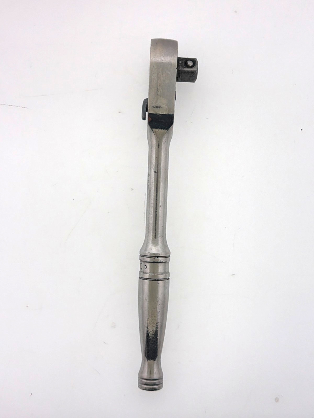 Snap On Tools 7.5″ Long Ratchet 3/8″ Drive Chrome Handle F80 Made in USA