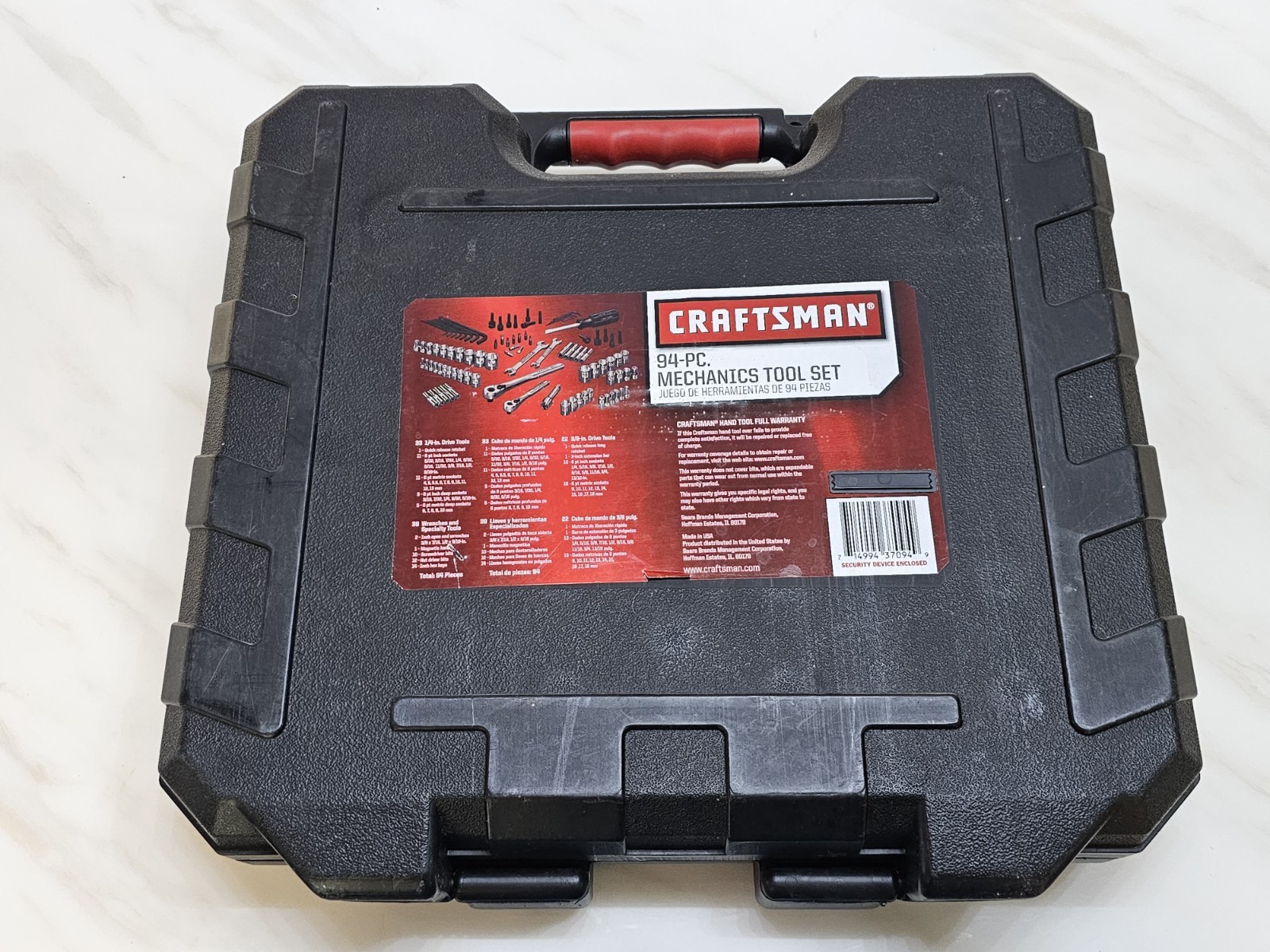 Craftsman MADE IN USA 94 Pc Mechanics Tool Set , Vintage