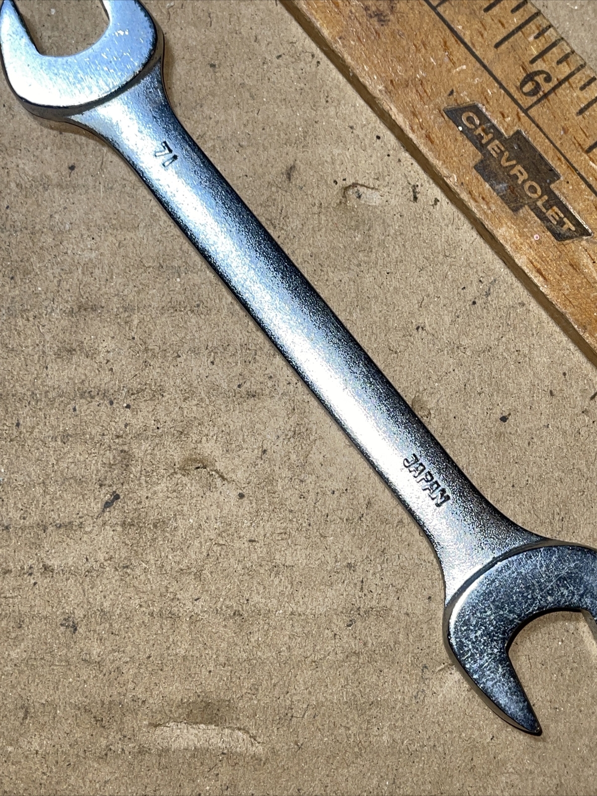Vintage Showa 9/16 In X 5/8 In SAE Open End Wrench Japan