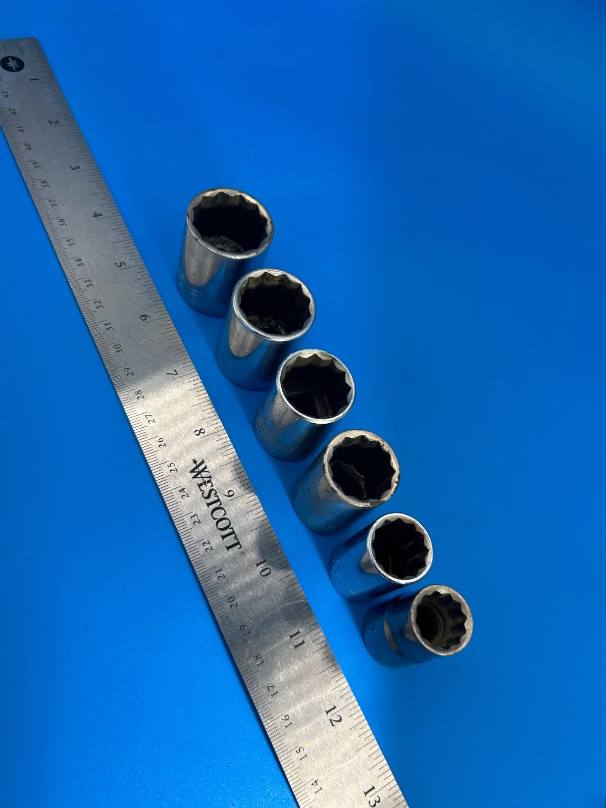 Craftsman Socket Set 1/2” Drive 9/16” to 15/16” 6 Pieces T-5-6