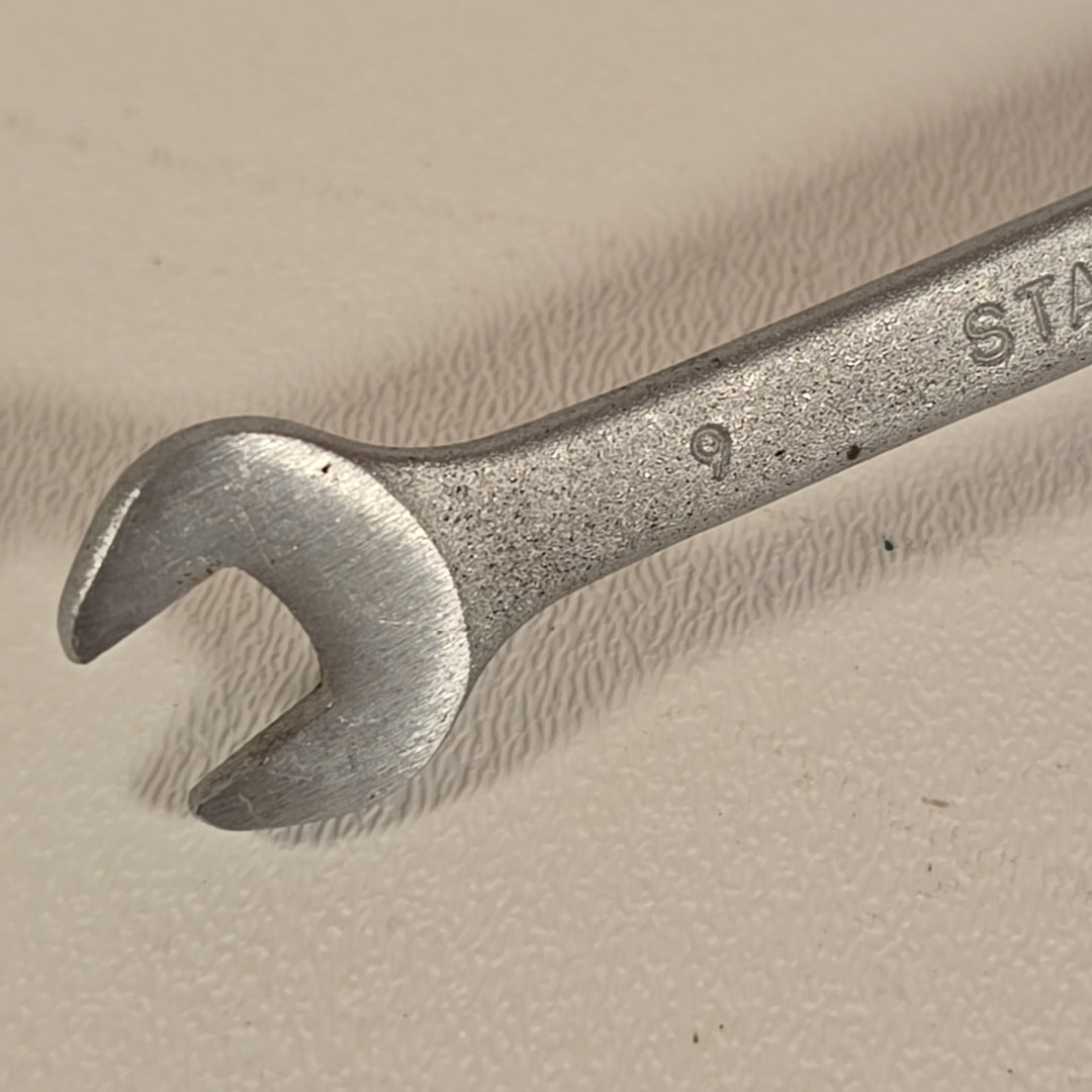 Stanley 9MM 95-787 Satin Chrome 12PT Combination Wrench