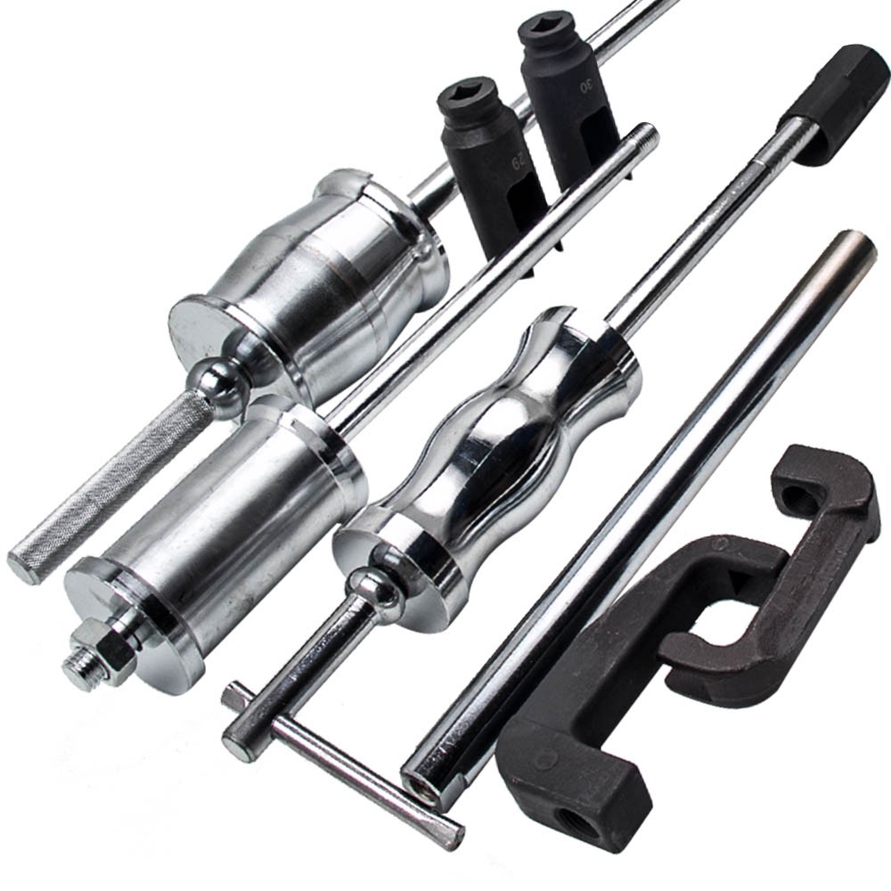Diesel Injector Extractor Slide Hammer Puller Full Tools Set for Auto Truck