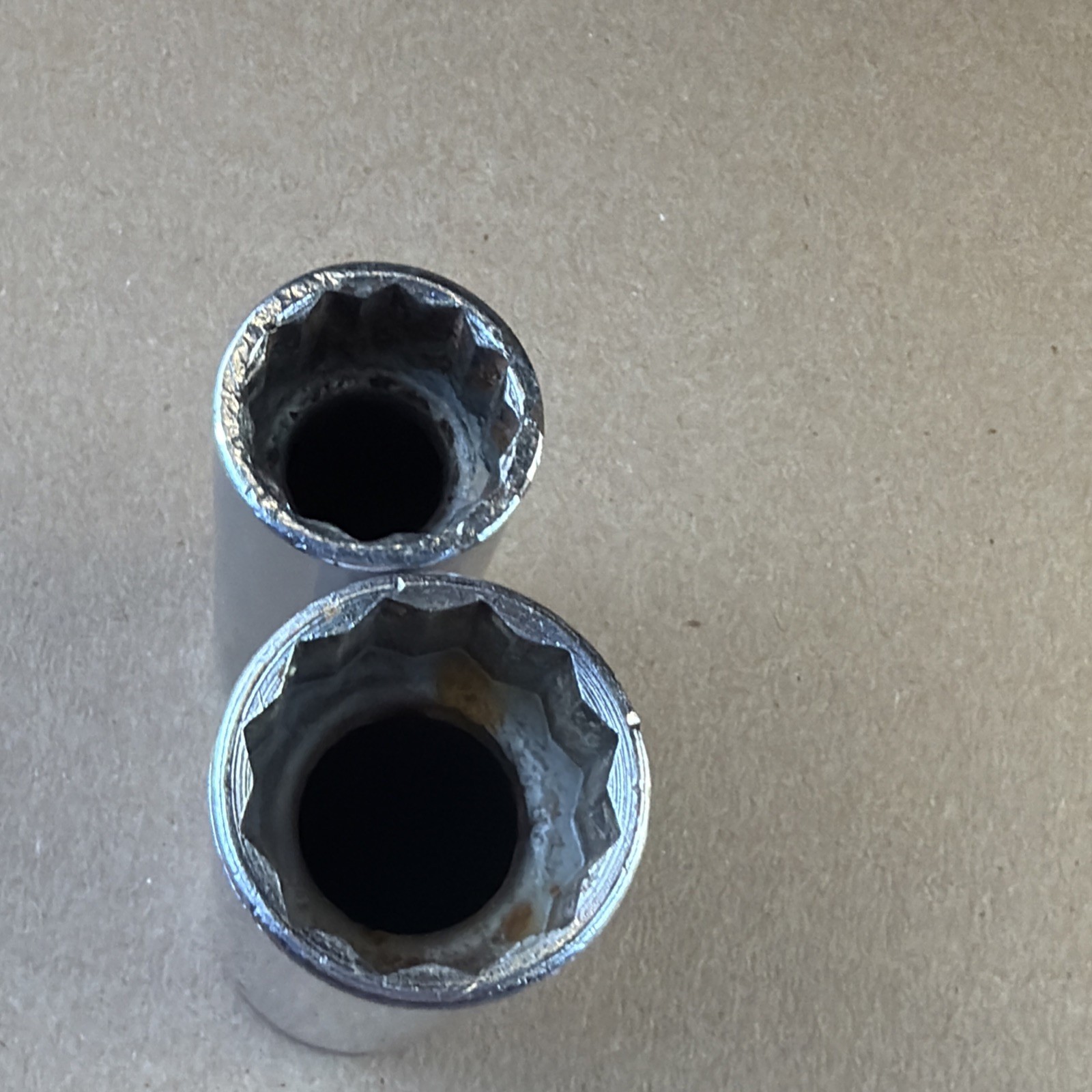 Snap-on SVS221 SVS301 1/2” Dr Deep 12 Pt Sockets 11/16 15/16 USA