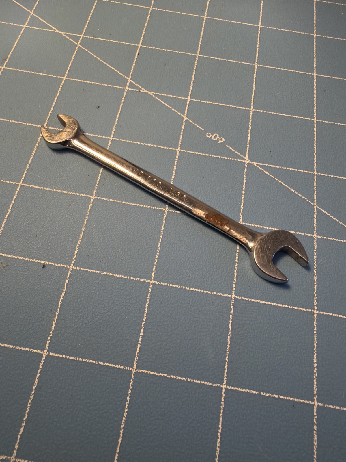 Snap On VO810 Double Open End Chrome Wrench 1/4” x 5/16”