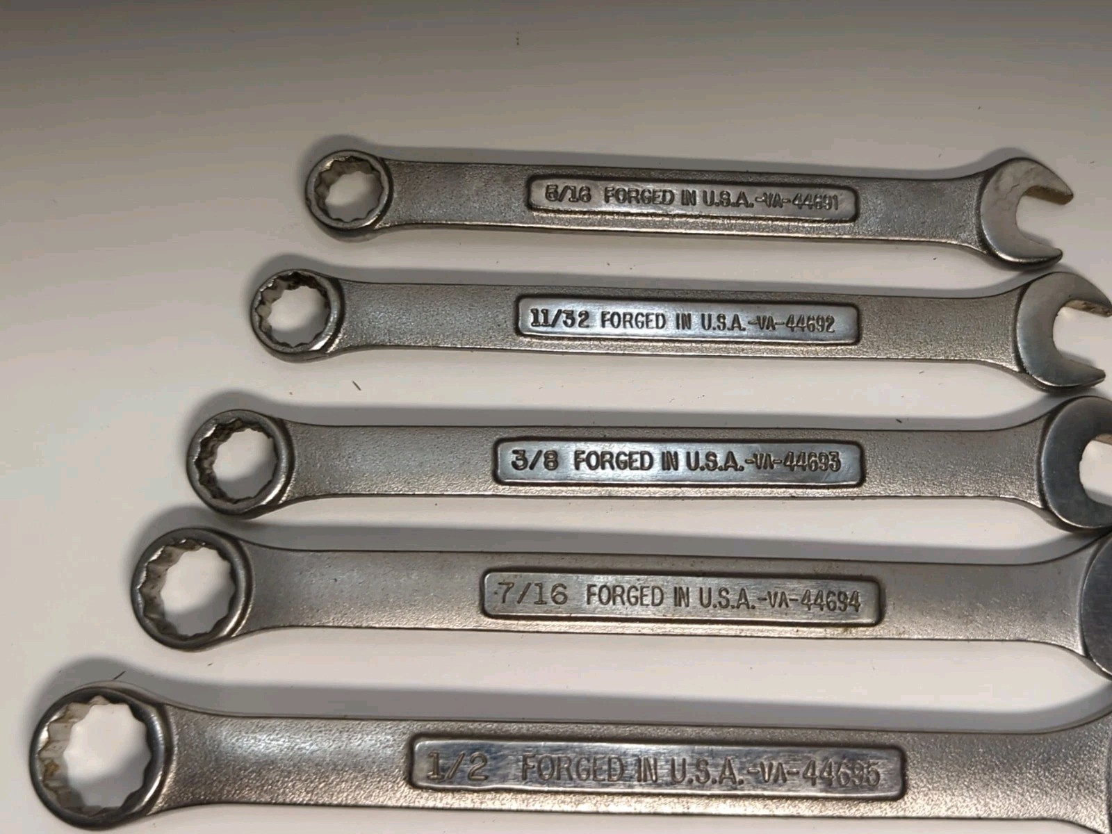 Nice Craftsman USA 11 Piece SAE 12 Point Wrench Set VA, 5/16 – 7/8″