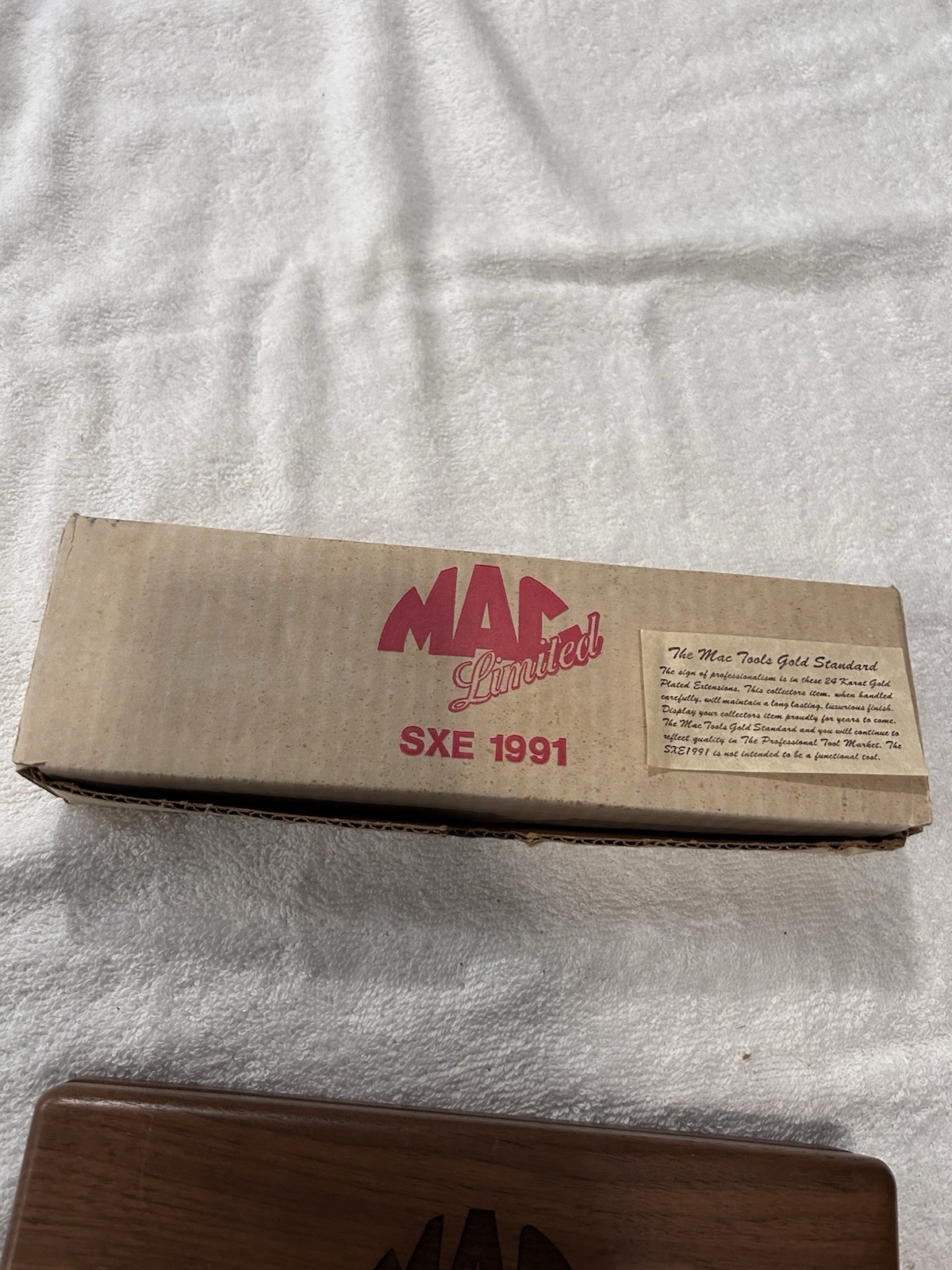 MAC TOOLS 1991 Limited Edition 24k Gold Plated 3 piece Extension Set