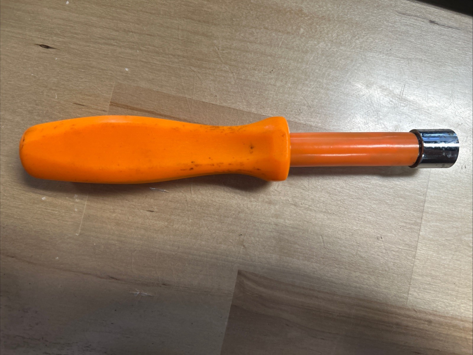 Snap On Tools NDD118AO SAE 6 point 9/16″ Nut Driver USA Orange Handle S-3