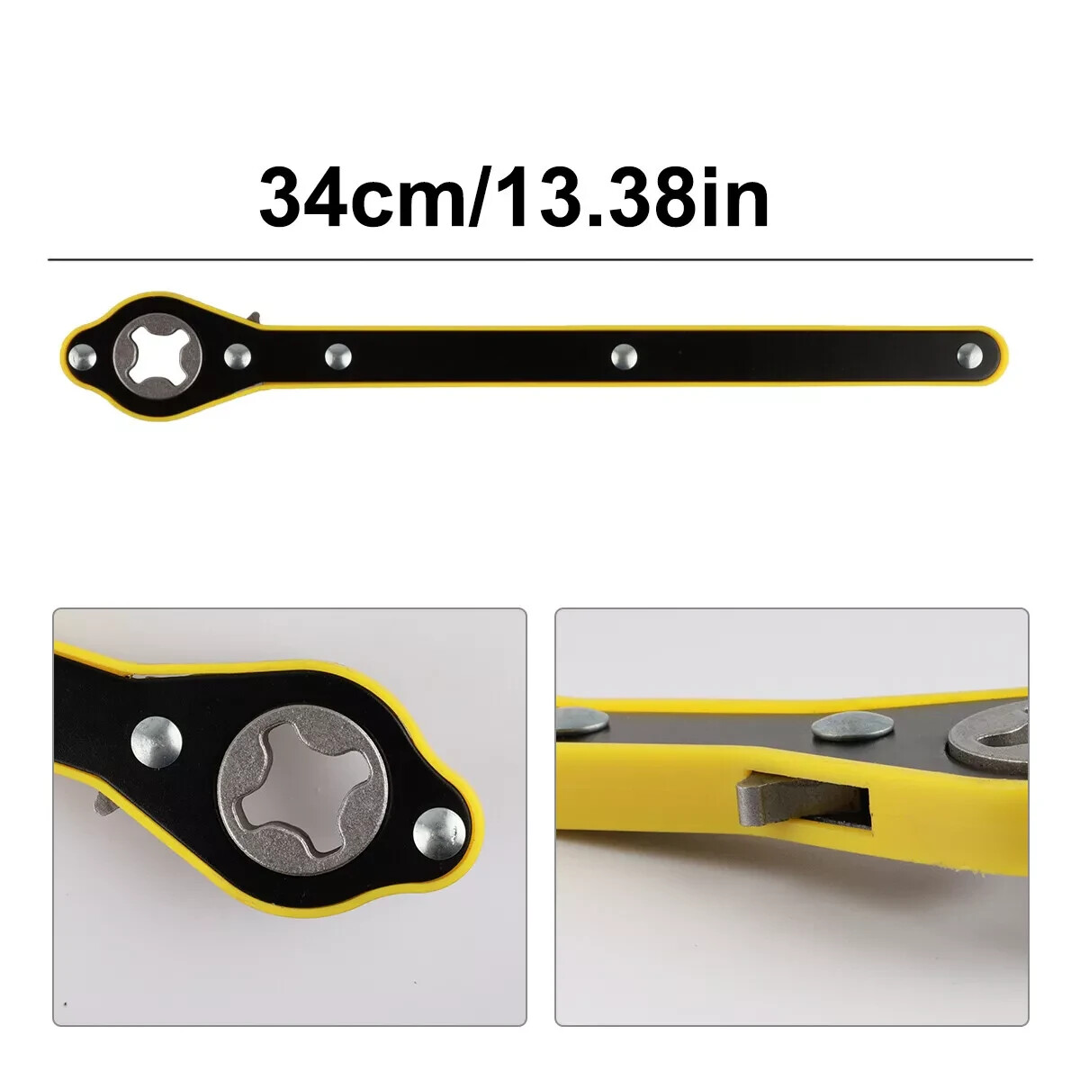 Labor-Saving Car Scissor Jack Ratchet Wrench Tire Wheel Lug Wrench Tool US