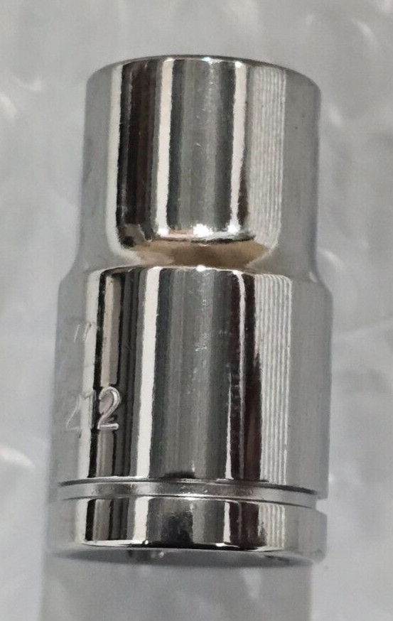 BLUE POINT BLPS1212, 1/2″ DRIVE, 1/2″ SOCKET, SHALLOW, 6 POINT.