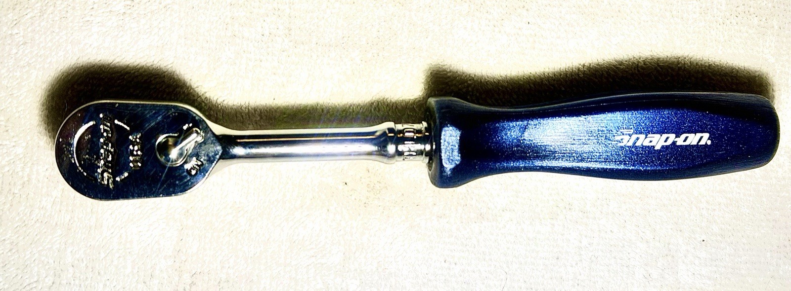 Snap-on THLD72 1/4″ Drive Ratchet Power Blue Dual 80 Long Hard Handle Fixed Head
