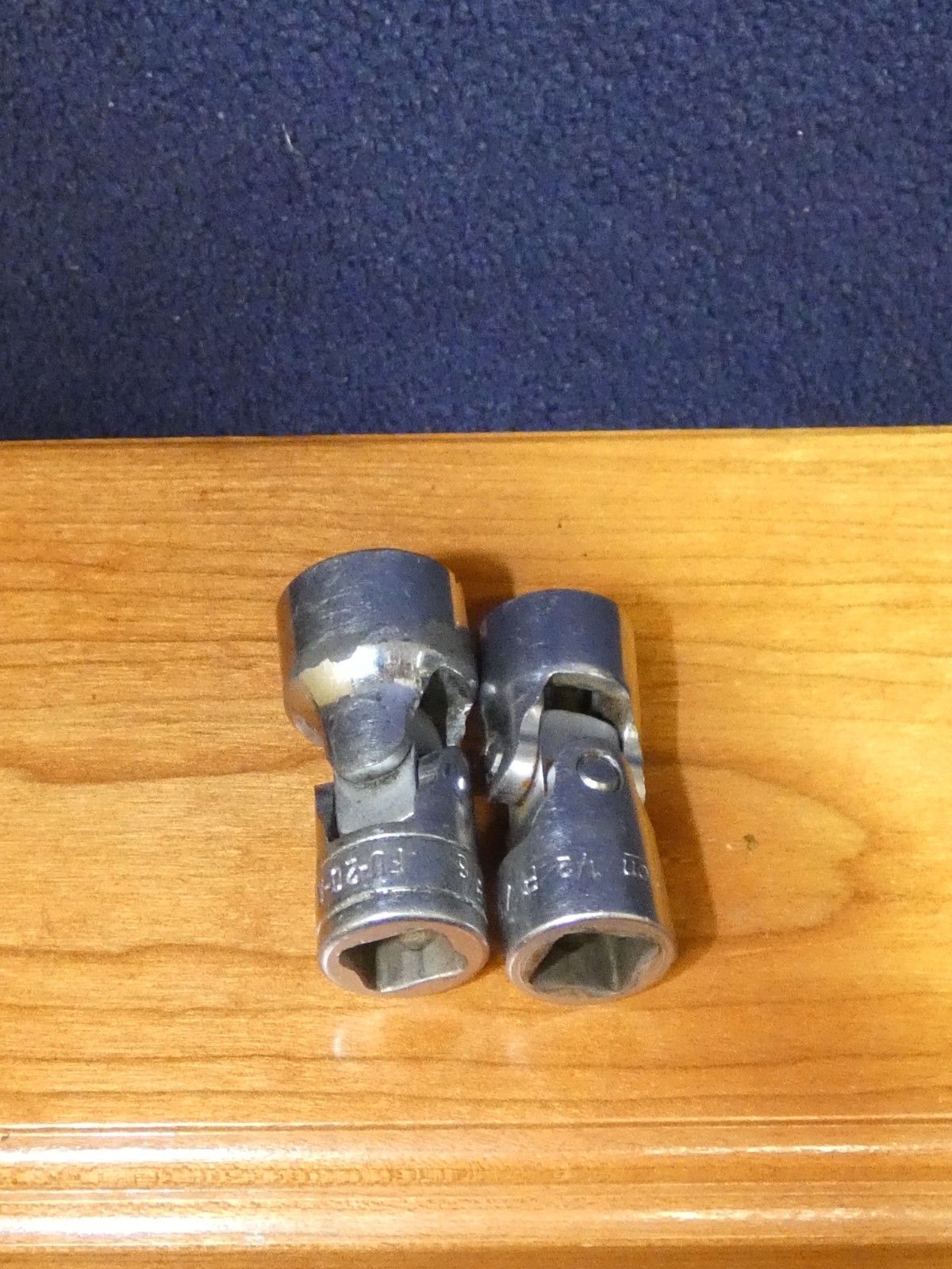 Snap On FVU16 1/2″, FU20A 5/8″ Swivel Sockets 3/8 Drive 12 Pt USA #BH