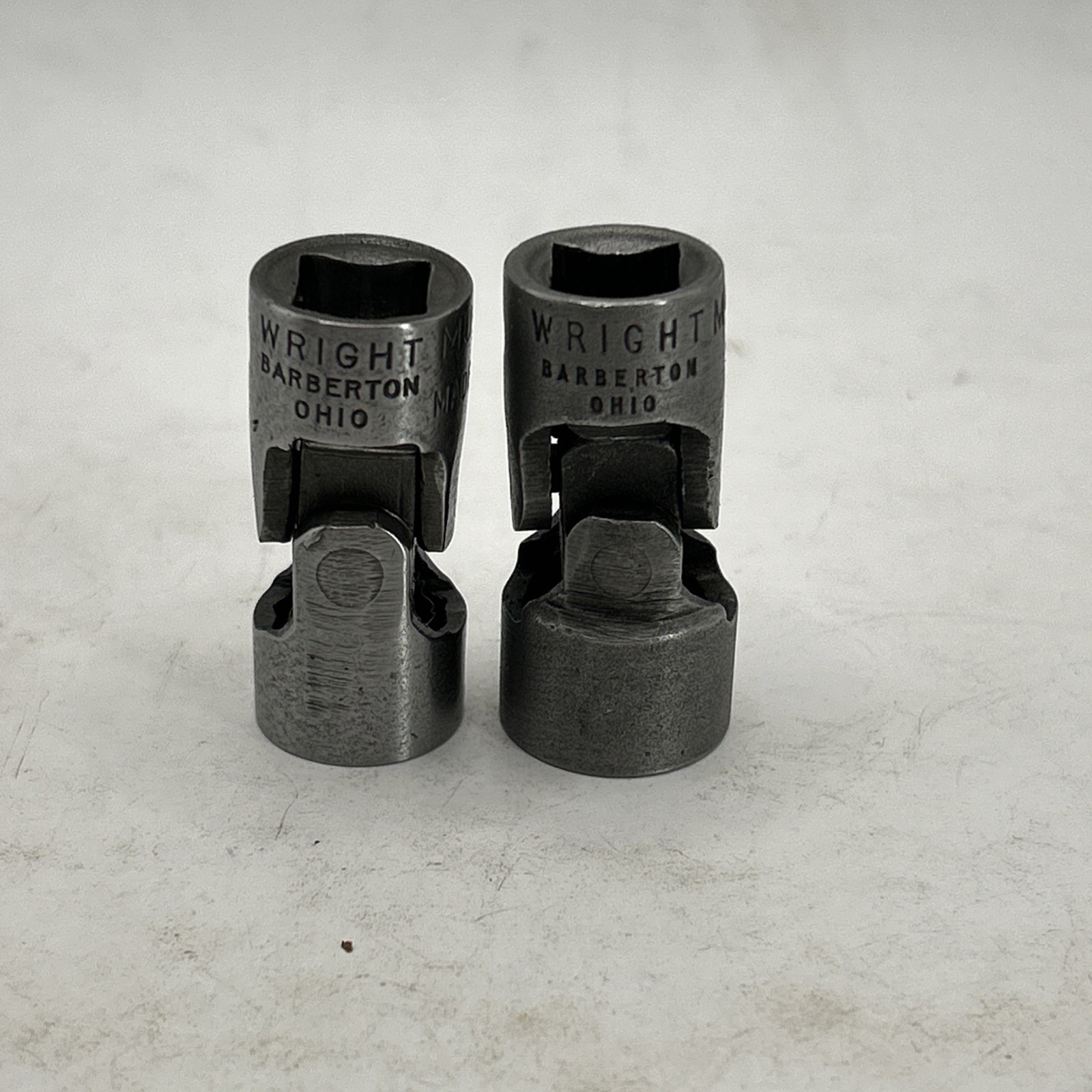 Vintage Wright MU-52 MU-53 1/2″ – 9/16” Swivel Socket 3/8th Drive USA